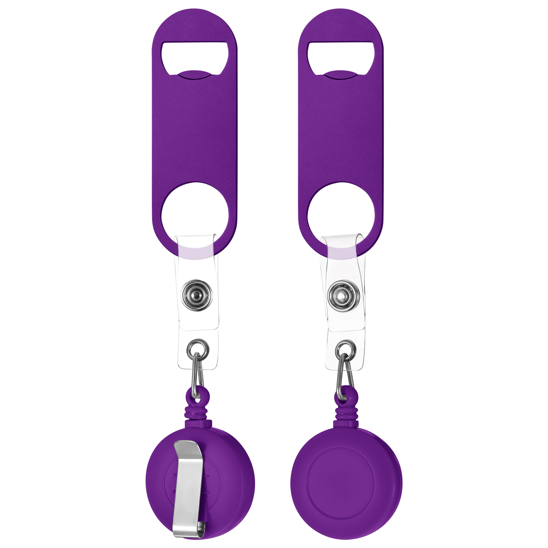 Beer Bottle Opener With Retractable Badge Reel 8