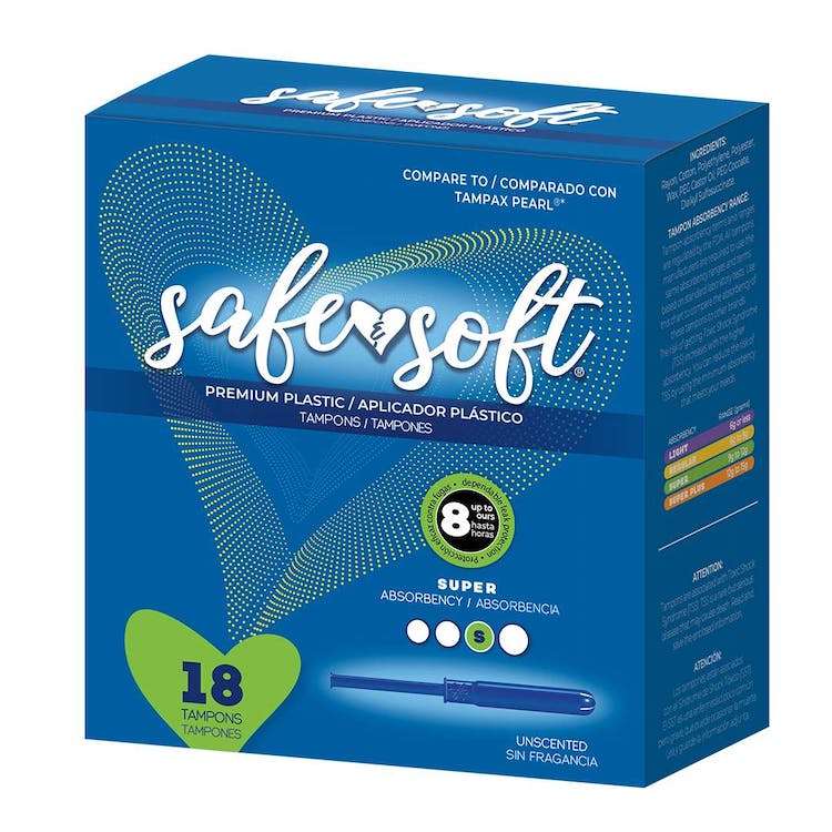 Tampons with Plastic Applicator - Super Absorbency 9-12 Grams 3