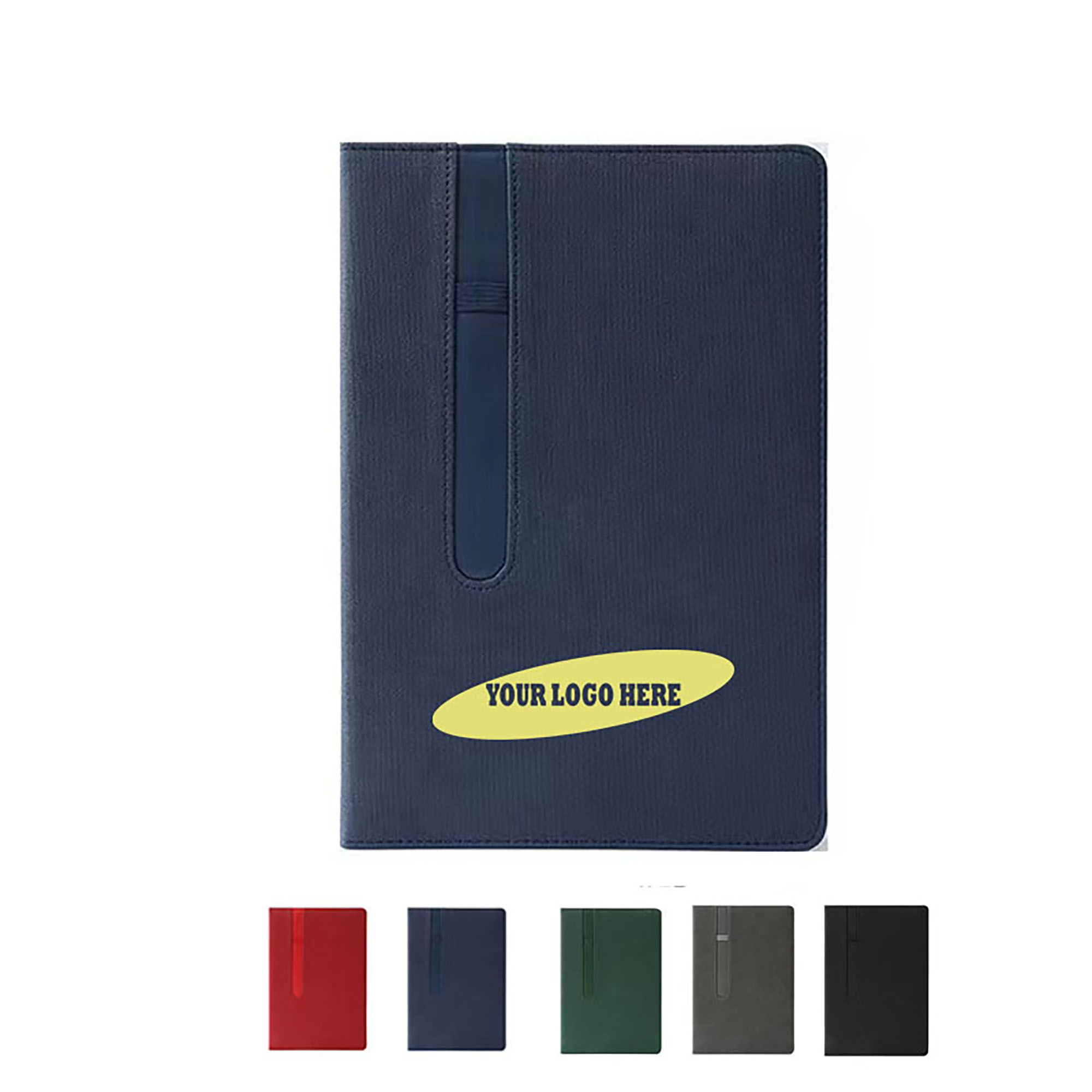 MOQ50 PU Notebook with Pen Slot