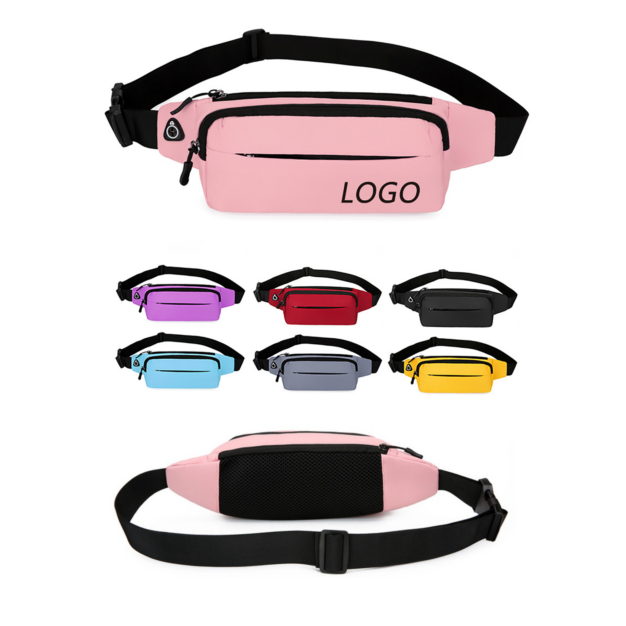 Multi-color Canvas Waist Pack 3