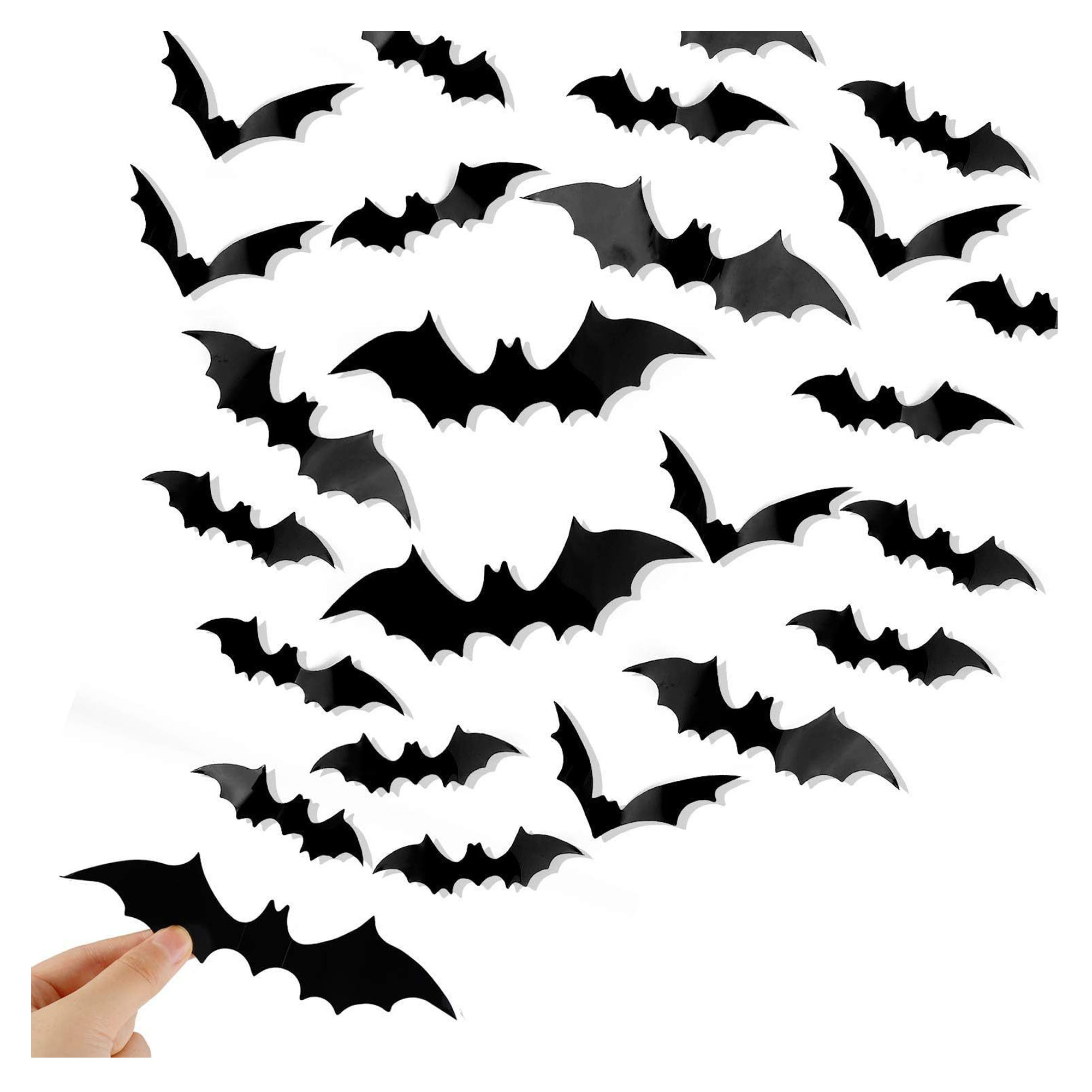 Pvc Halloween 3D Bat Spider Wall Stickers ?C Realistic And Reusable 11