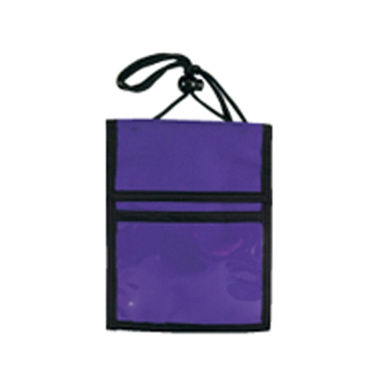 600 Denier Polyester Multi Pocket Neck Wallet Trade show Badge Holders 49