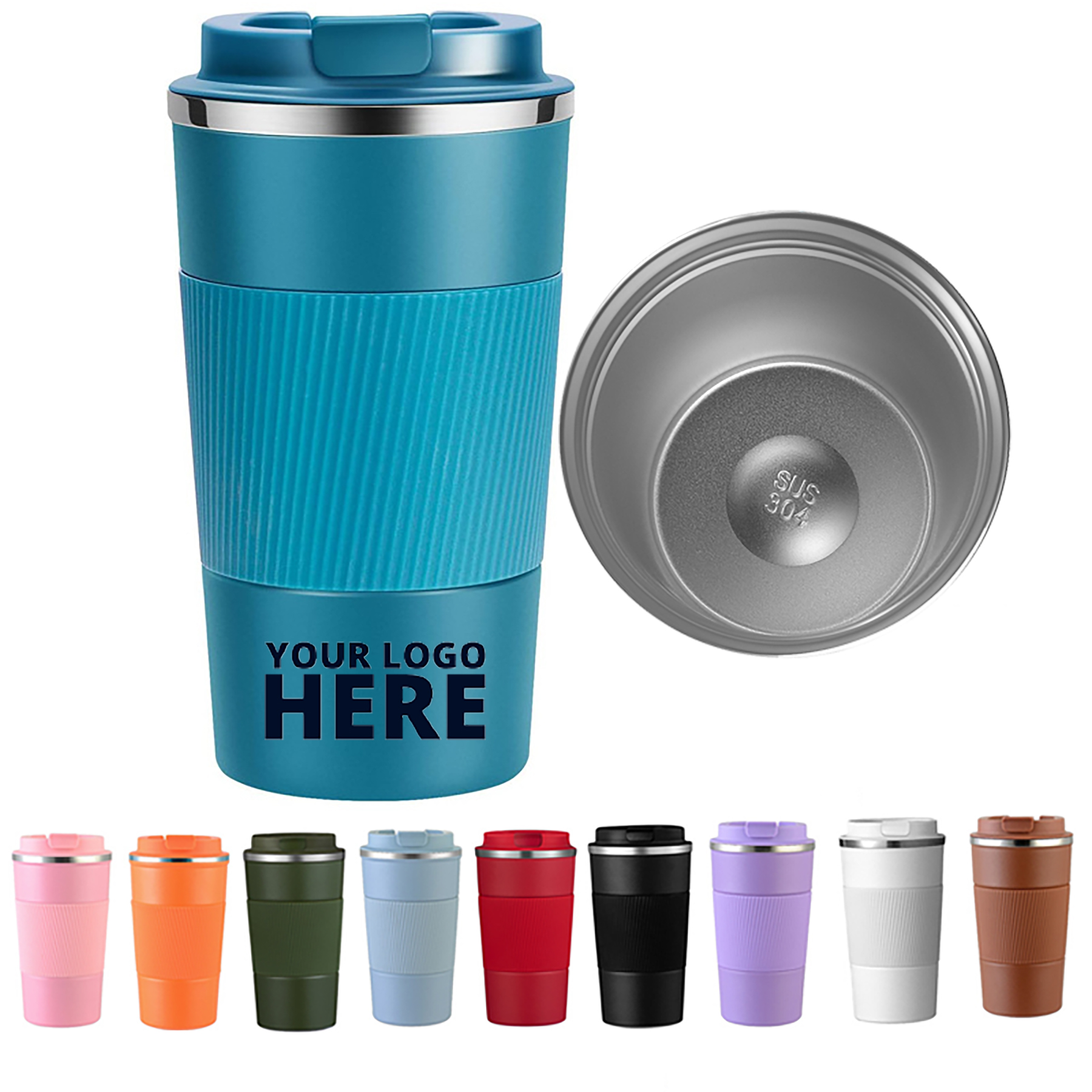 Stainless Steel Insulated Tumbler With Lid And Straw