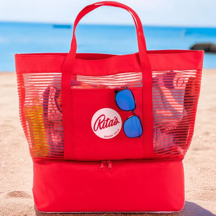 2025 trending promotional product beach tote with cooler