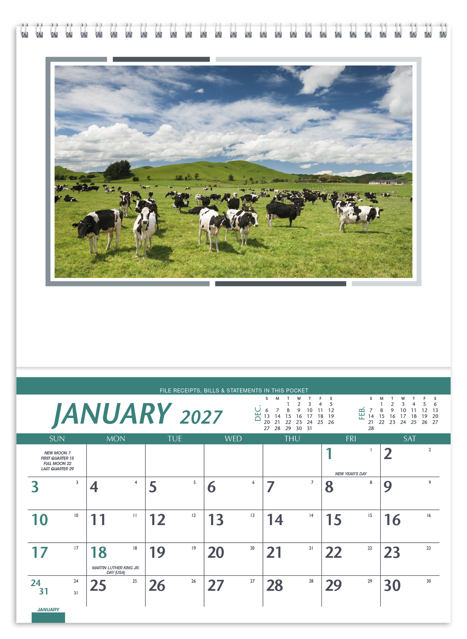 Triumph Calendars Farm Pocket Calendar