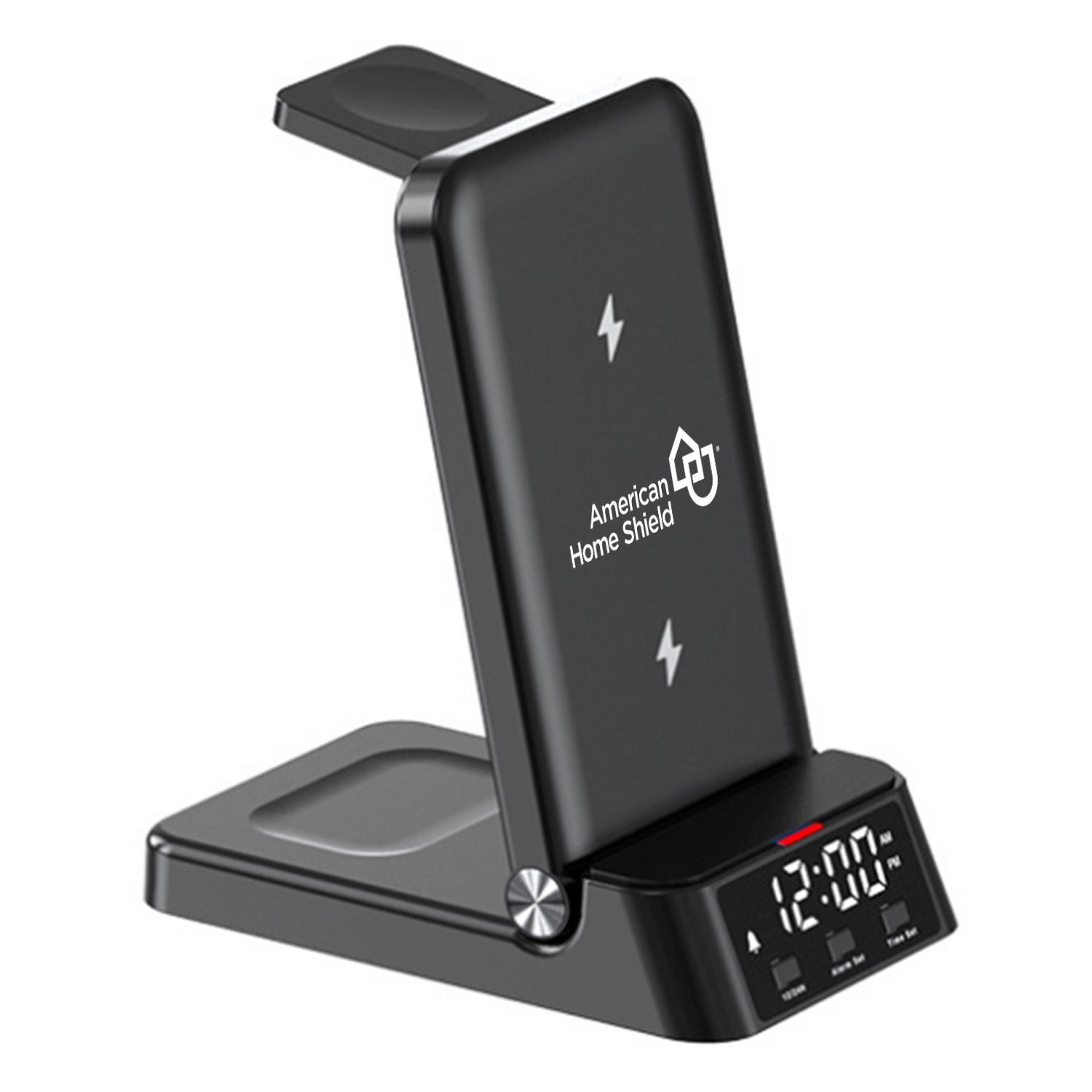 25W 4-IN-1 Foldable Wireless Charging Station with Clock 6