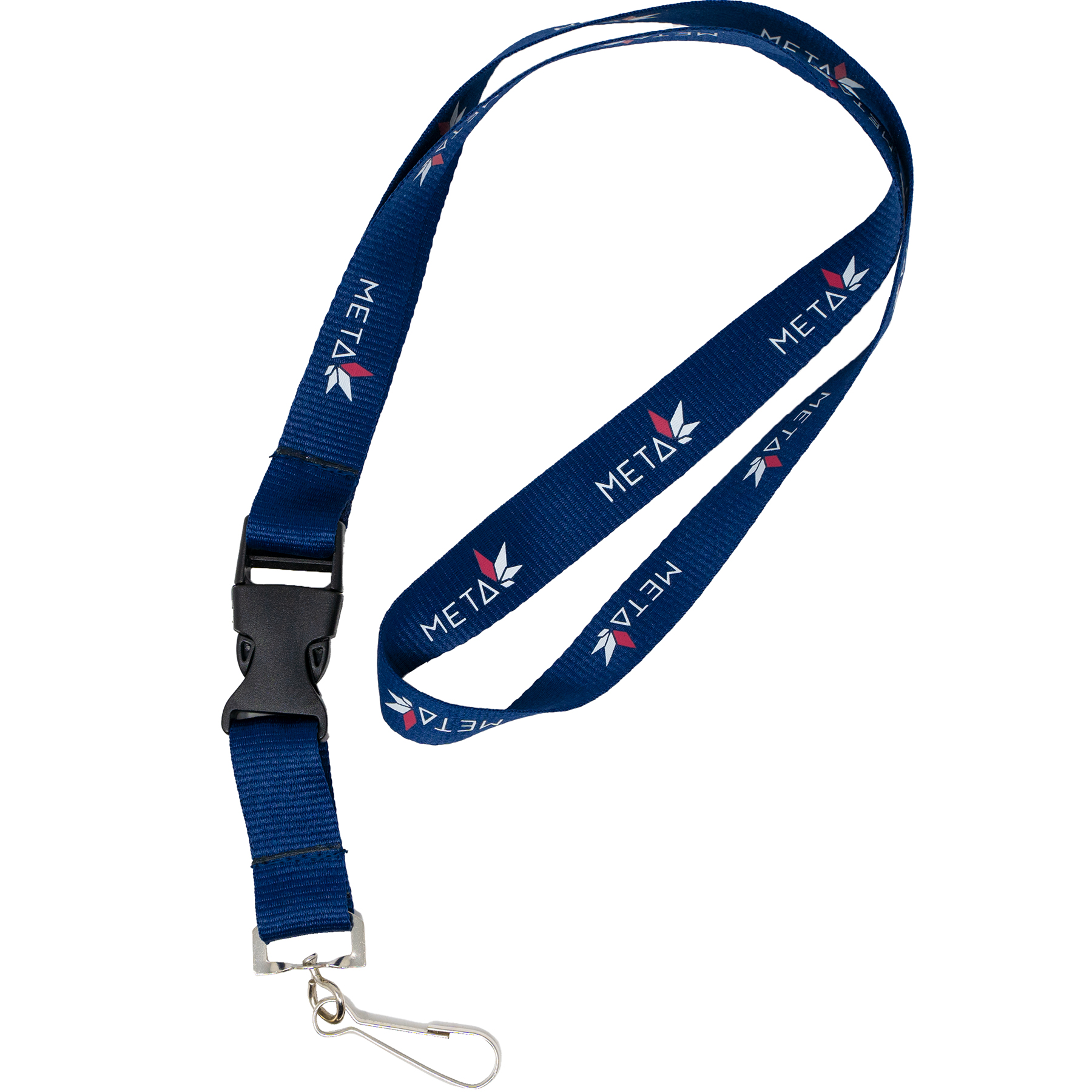 Silkscreened Flat Polyester Lanyard: 3/4" W x 36" L 27