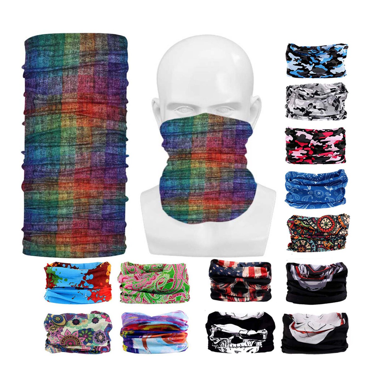 Multi-Functional Scarf Or Neckerchief
