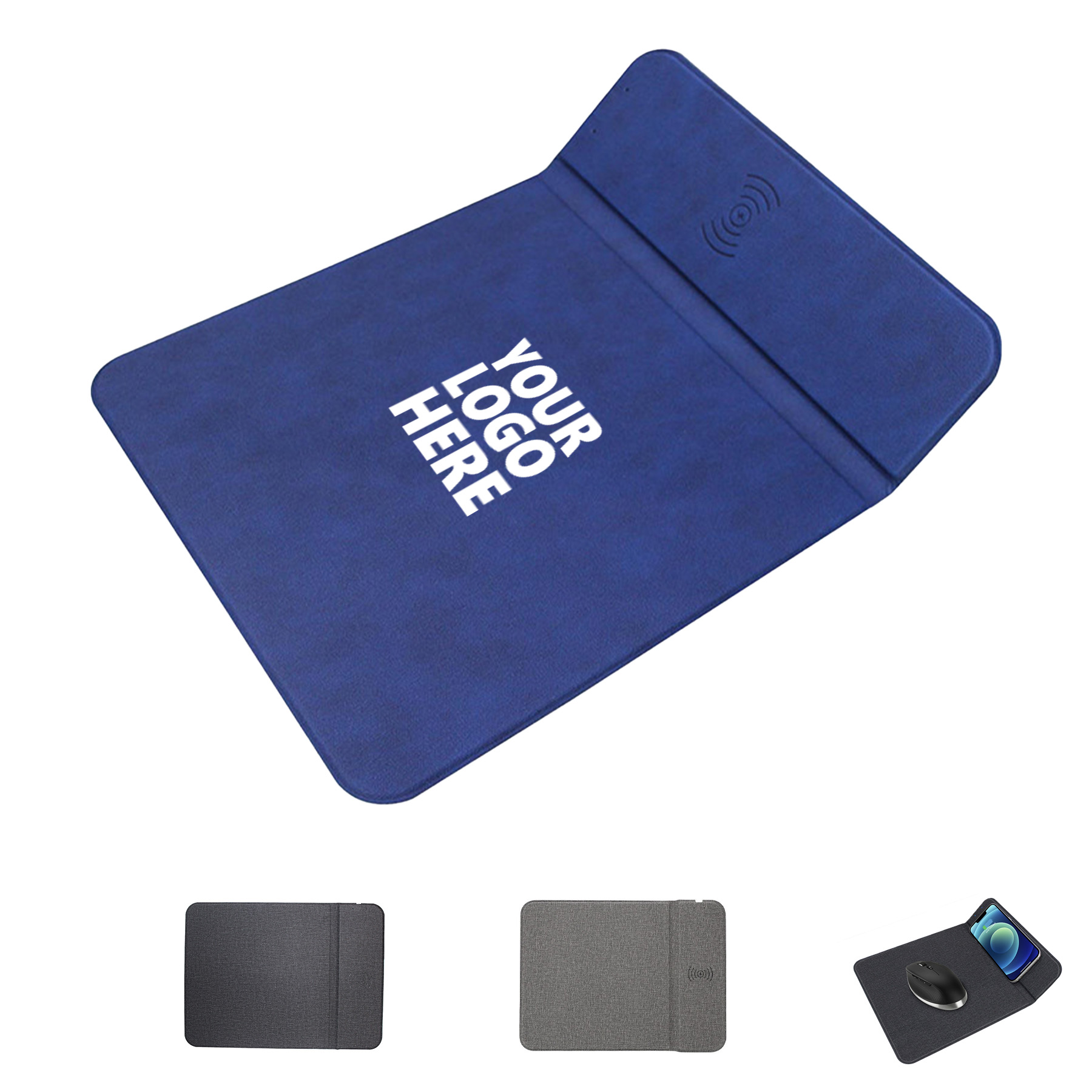 Wireless Charger Mouse Pad with Kickstand