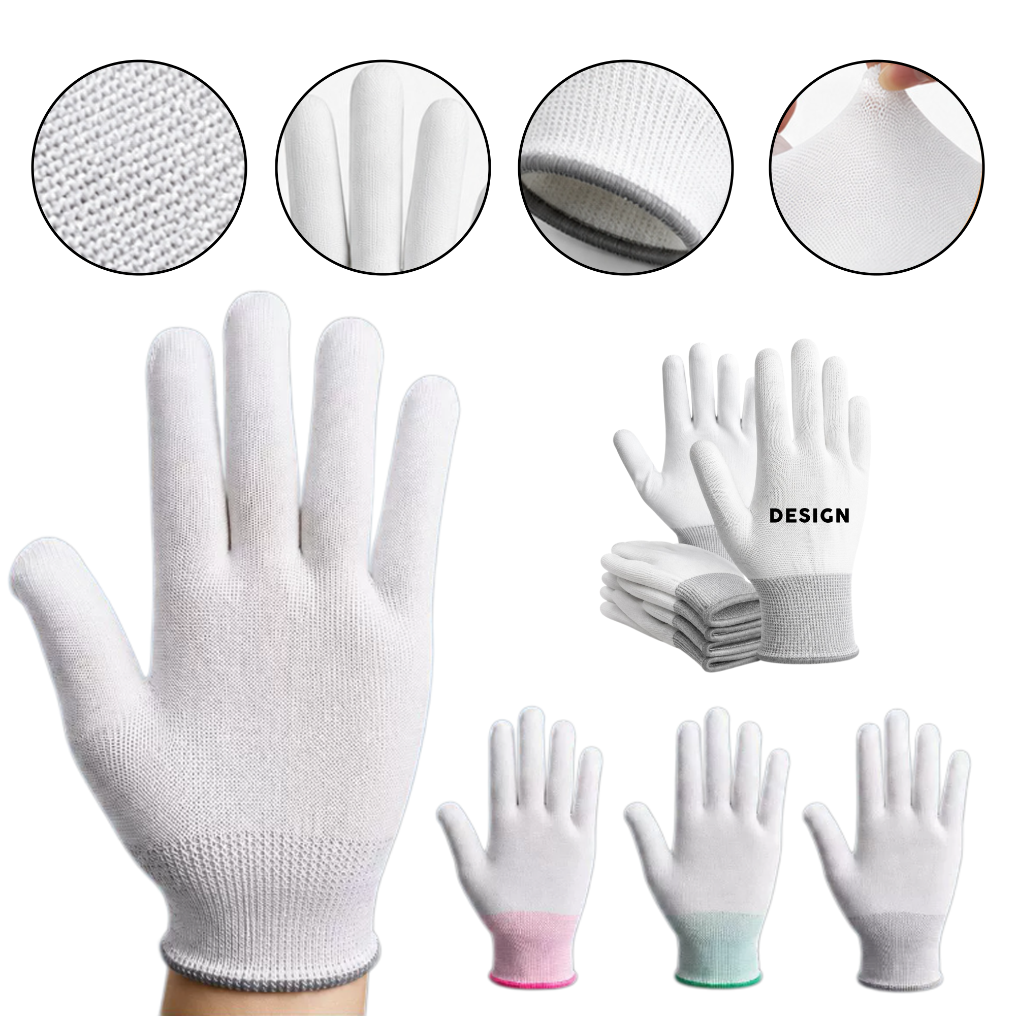 Safety Work Gloves PU Coated 2