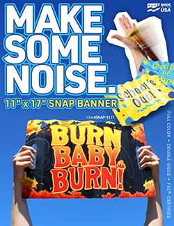 Snap banner sales flyer