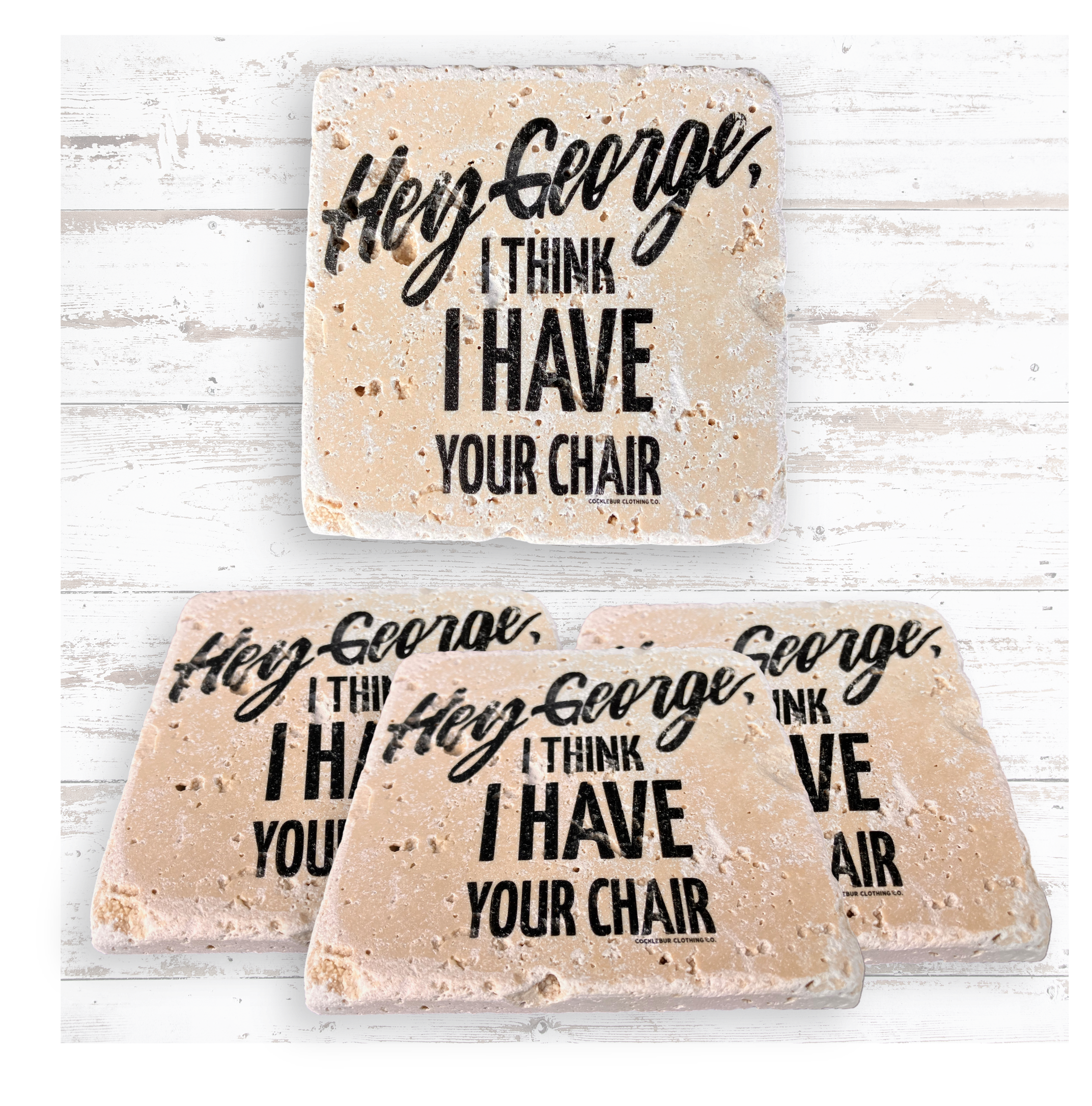 Tumbled Travertine Coaster 27
