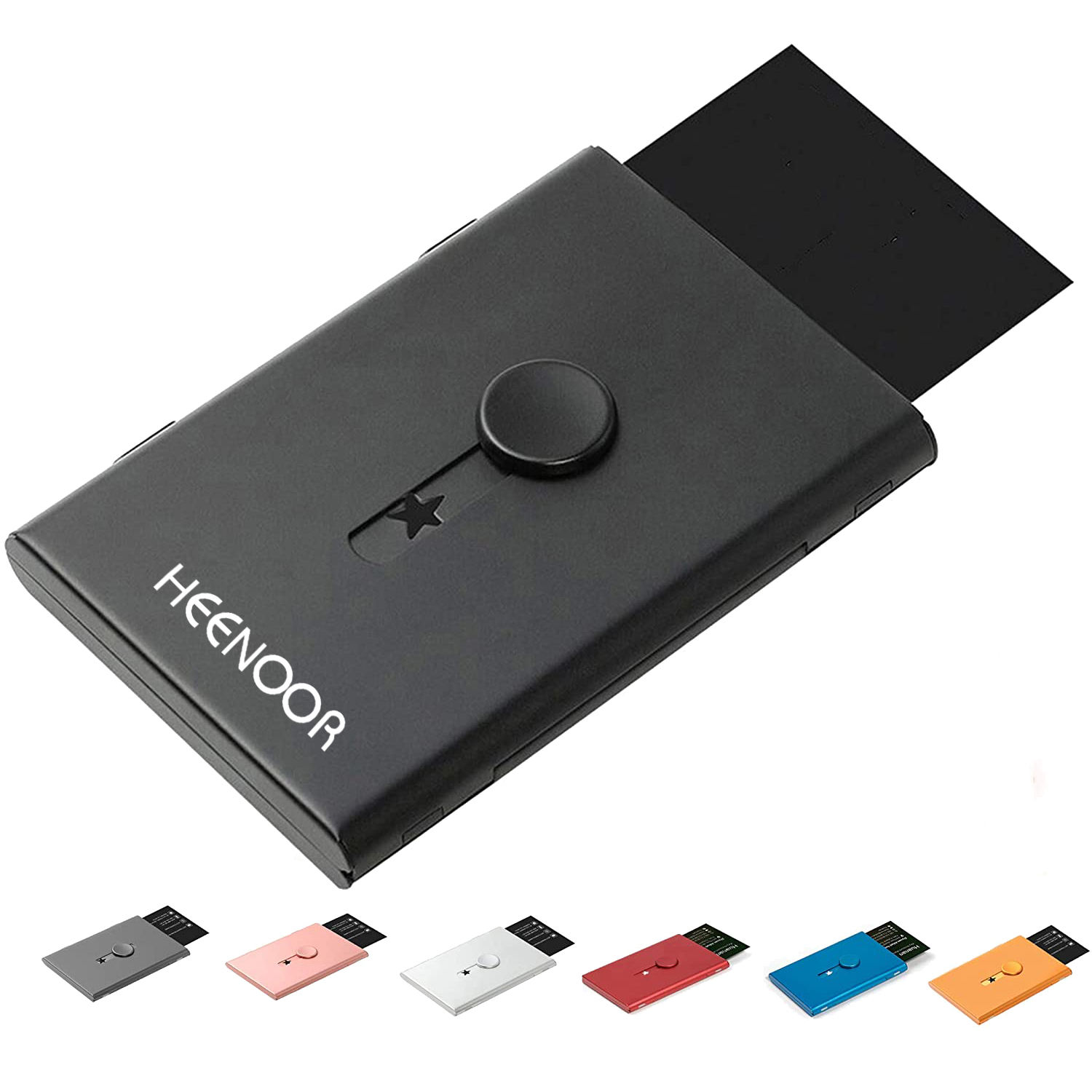 Aluminum Push Card Holder