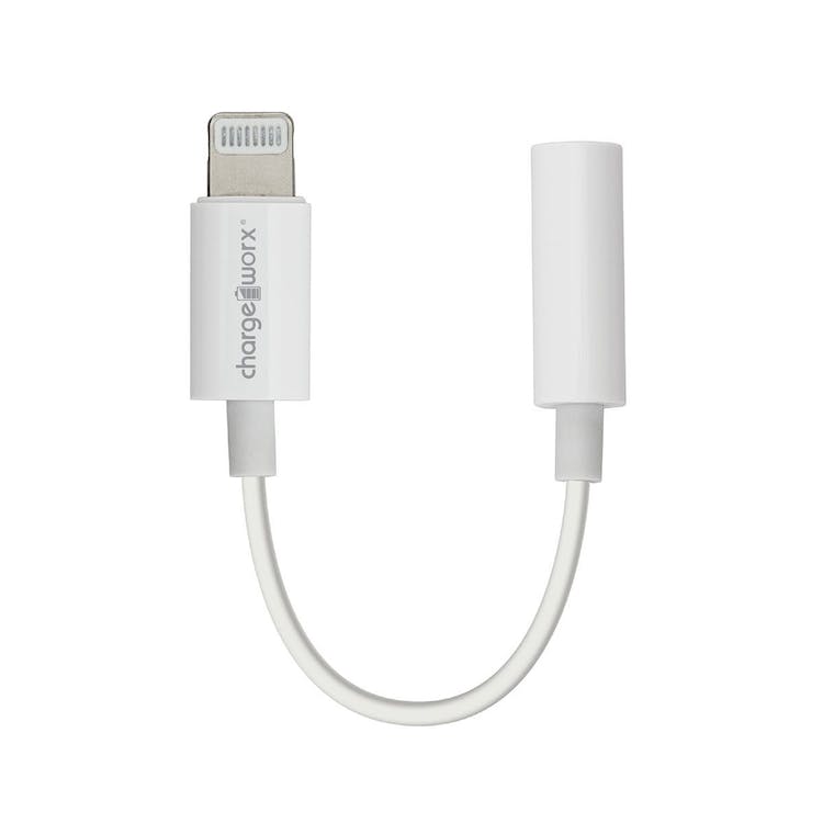 Lightning Headphone Adapters - White 2