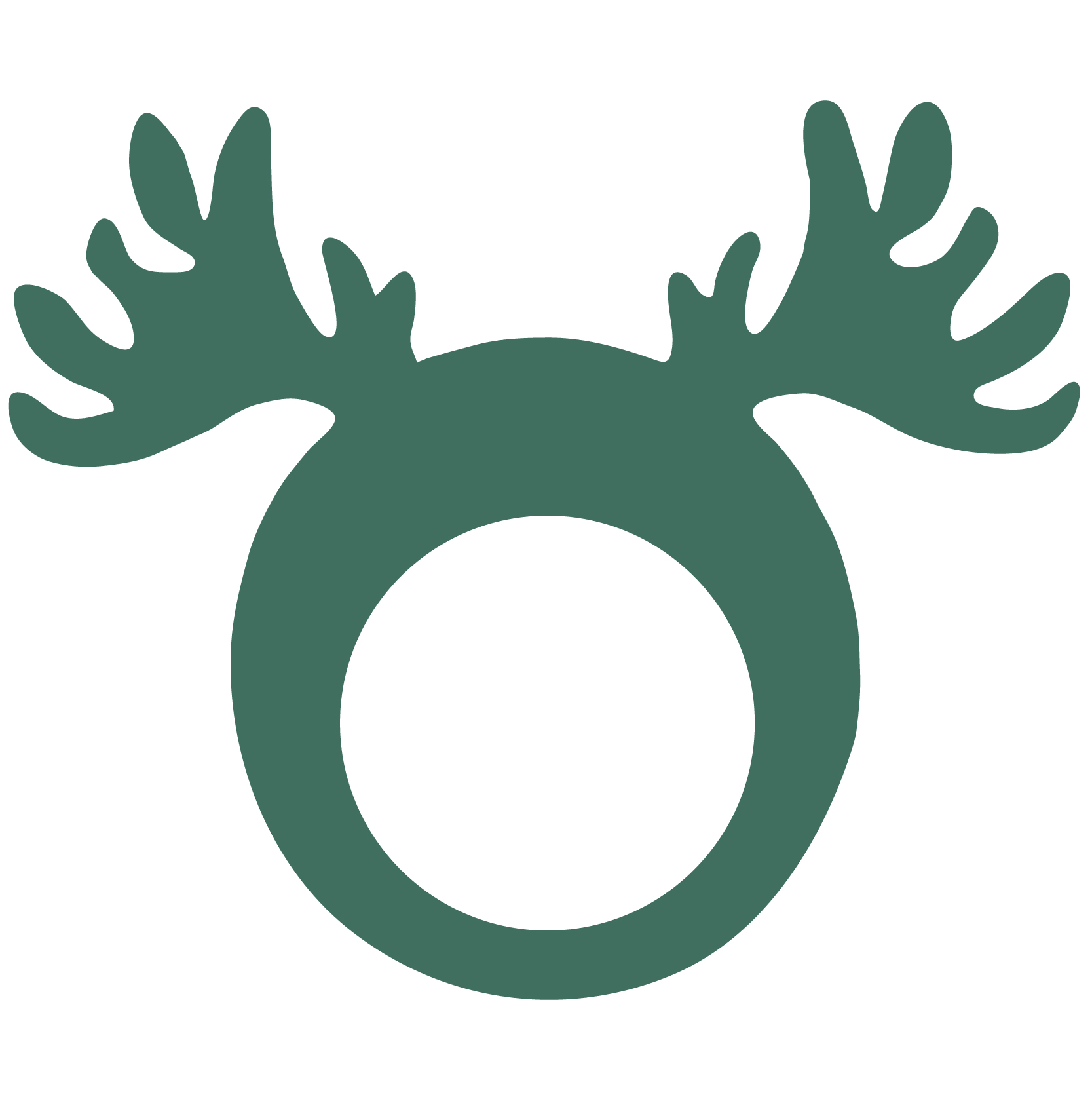Reindeer Antler Pullover Visor 75