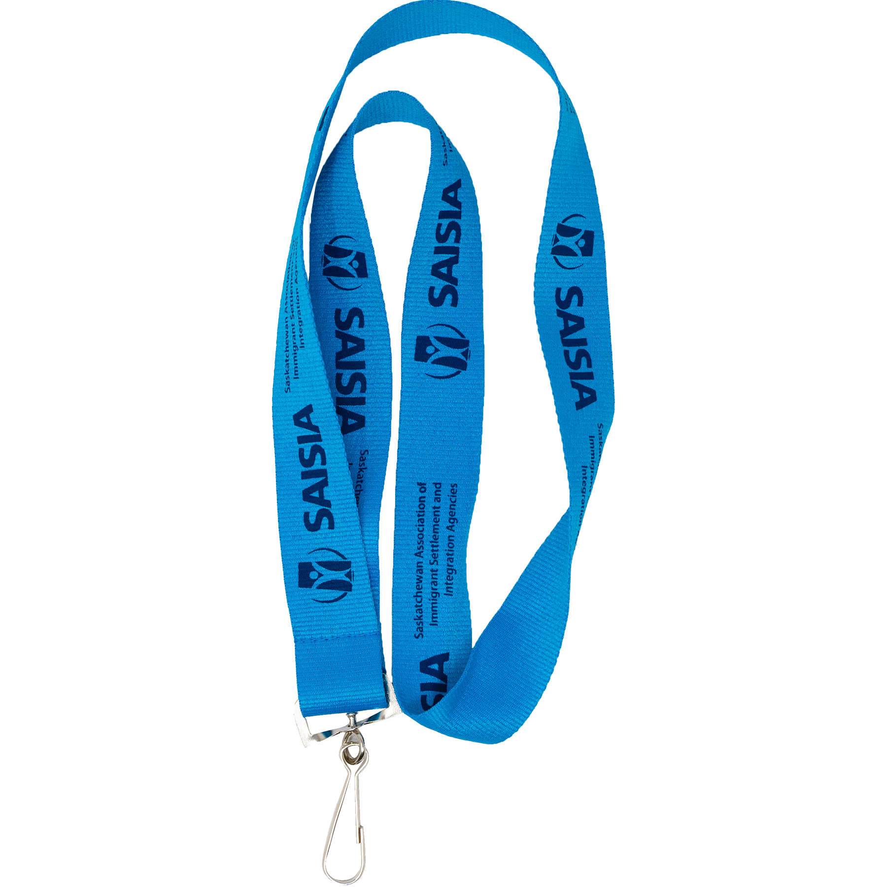 Silkscreened Flat Polyester Lanyard: 1" W x 36" L 19