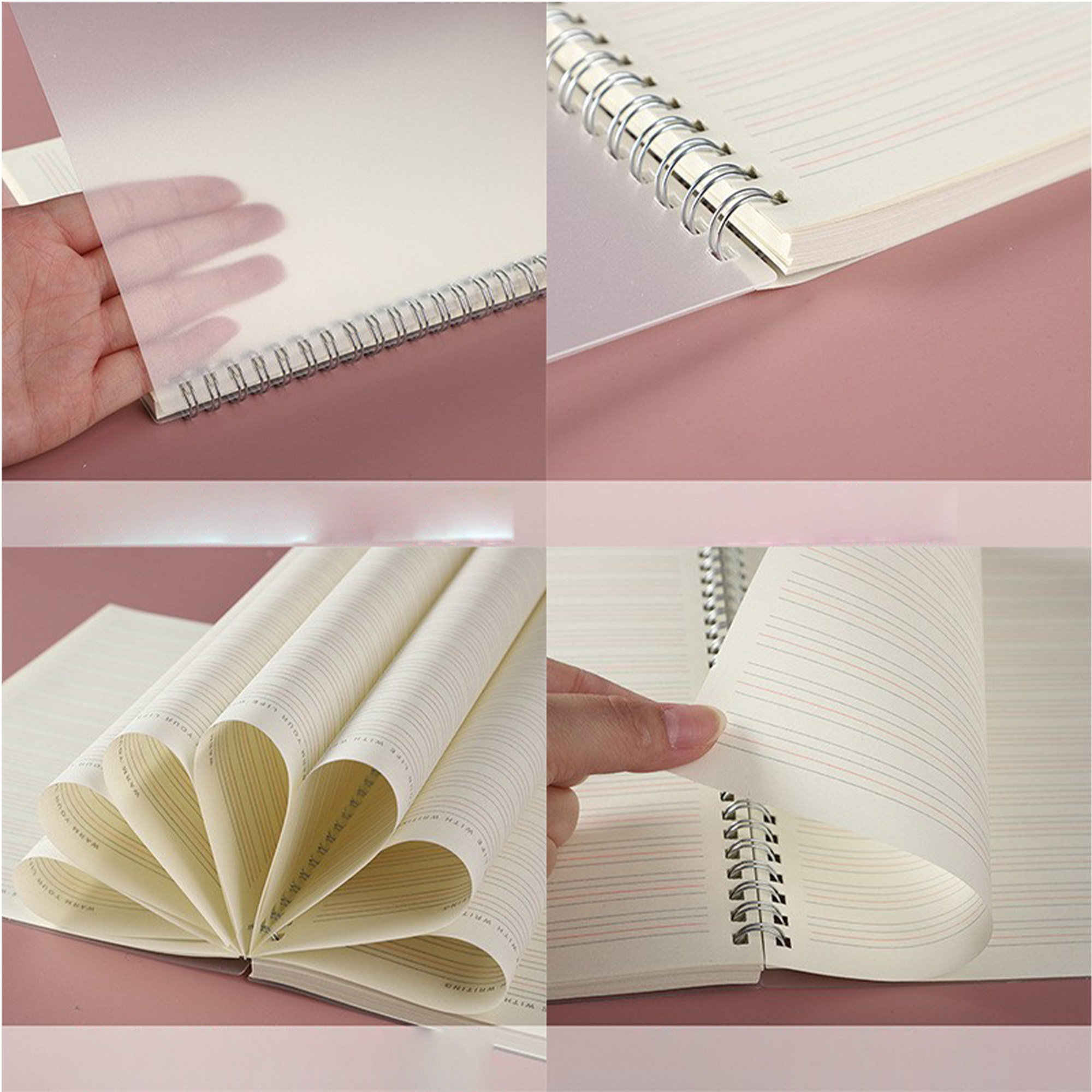 A5 11.42"x8.27" Loose Leaf Paper Notebook 7
