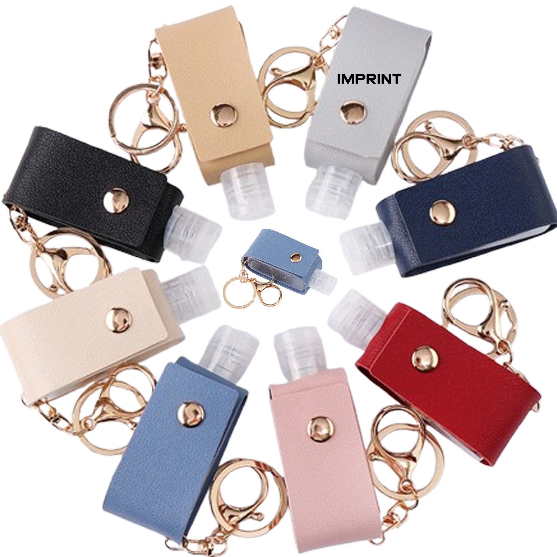 Hand Sanitizer Holder Keychain