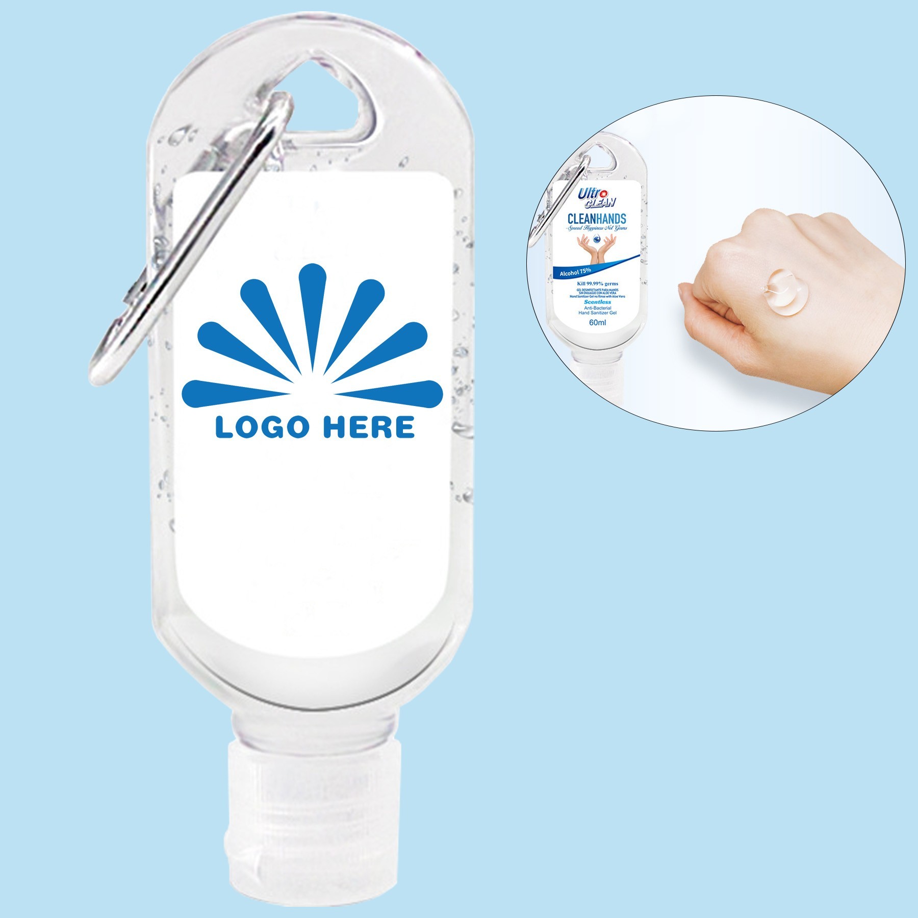 75% Alcohol hand sanitizer gel