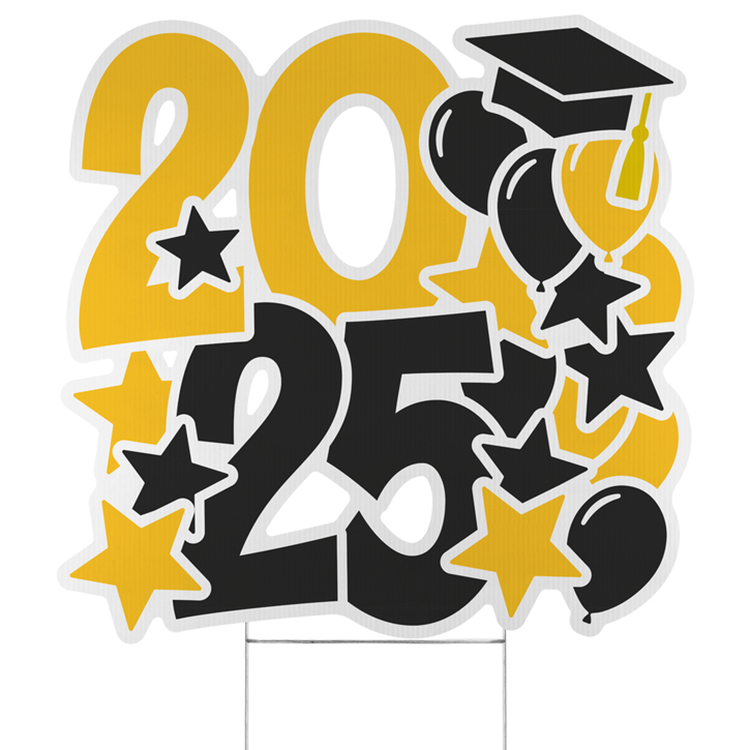 Festive Year Yard Sign- 2025