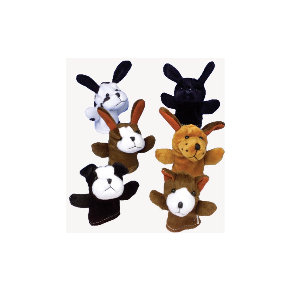 Dog Finger Puppets - Assorted 3
