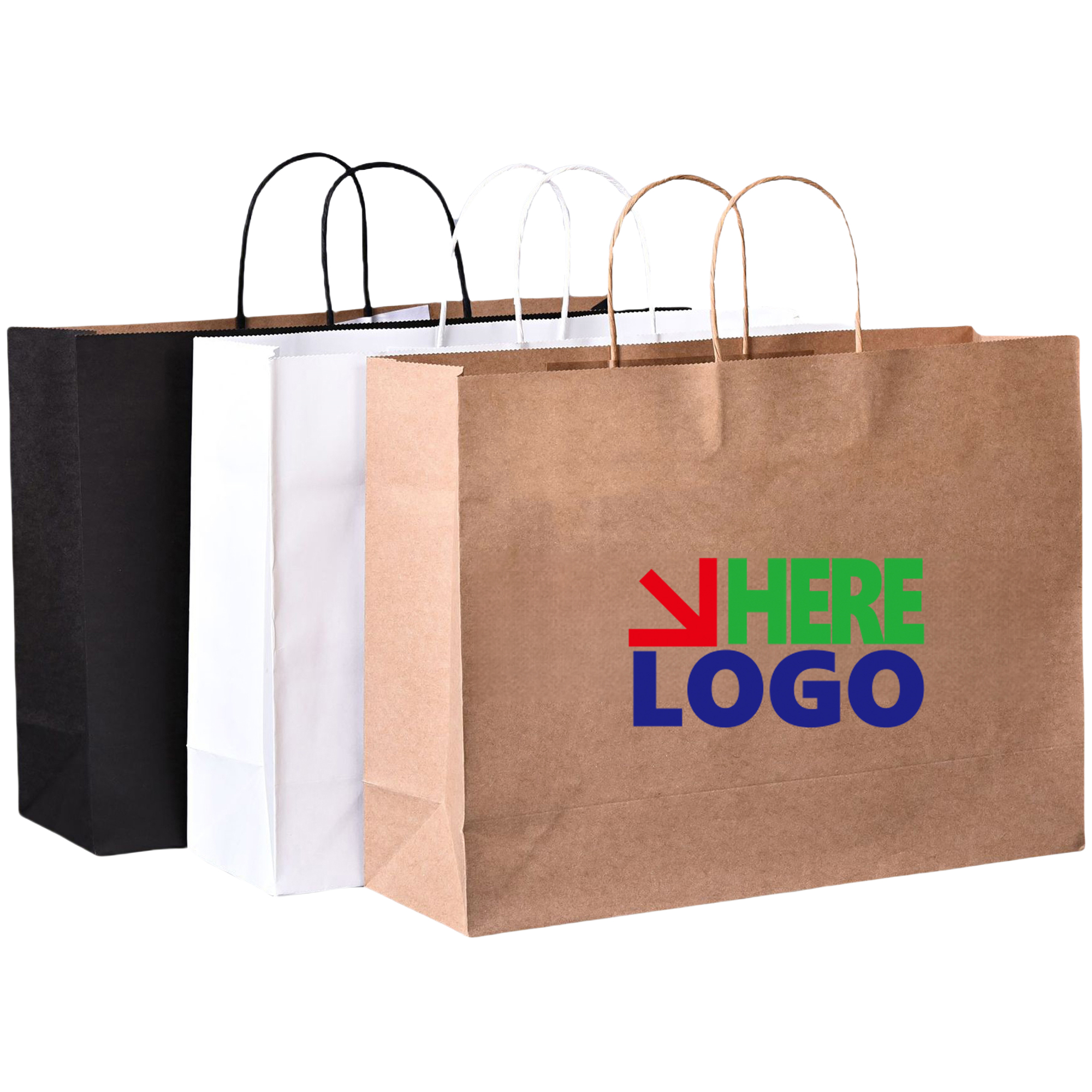Kraft Shopping Gift Brown Paper Bag