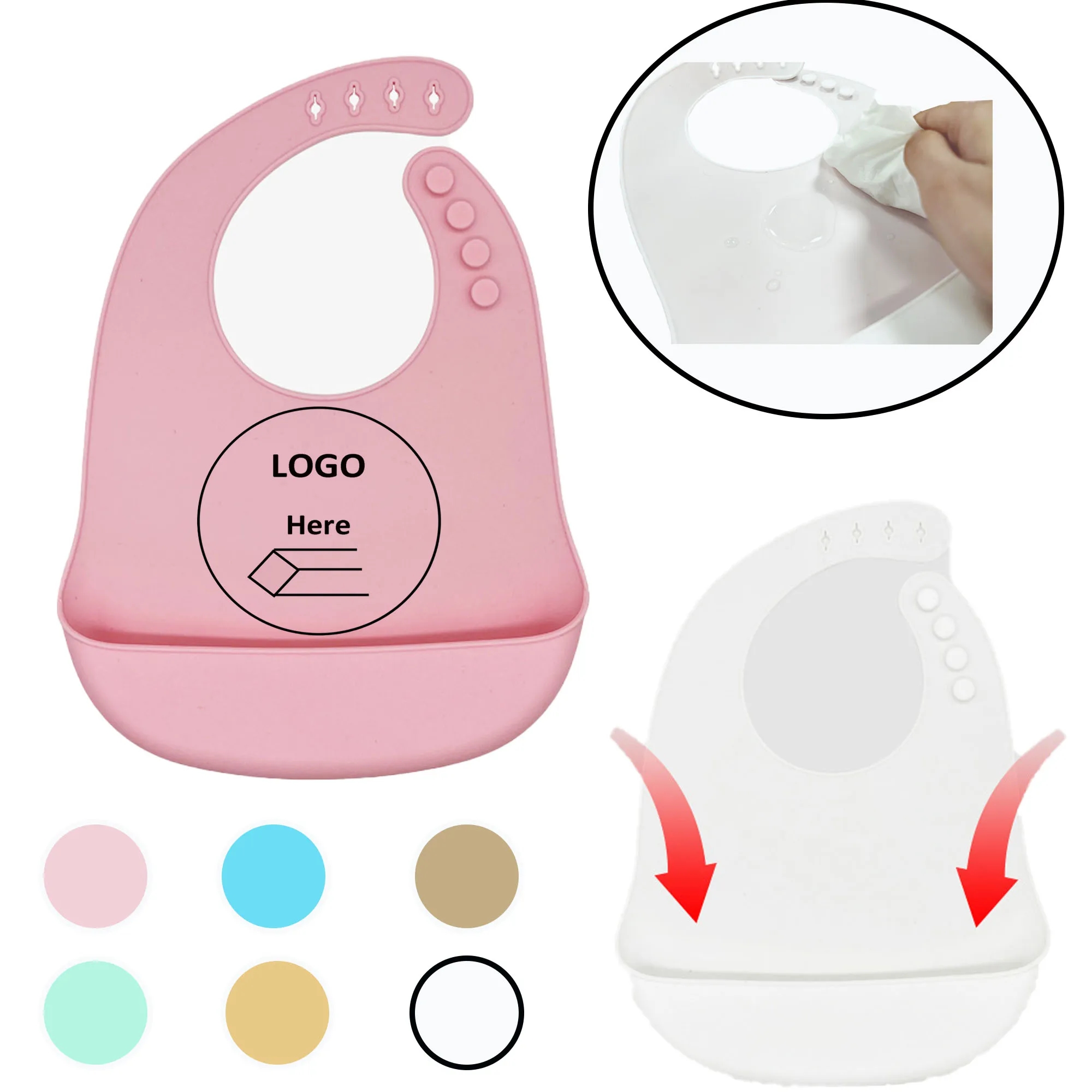 Baby Bib Pinafore Apron 8