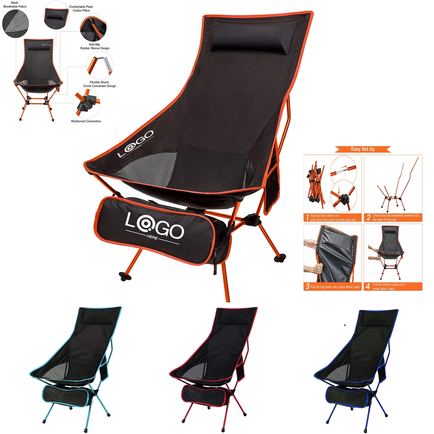 Lightweight Folding Camping Chair