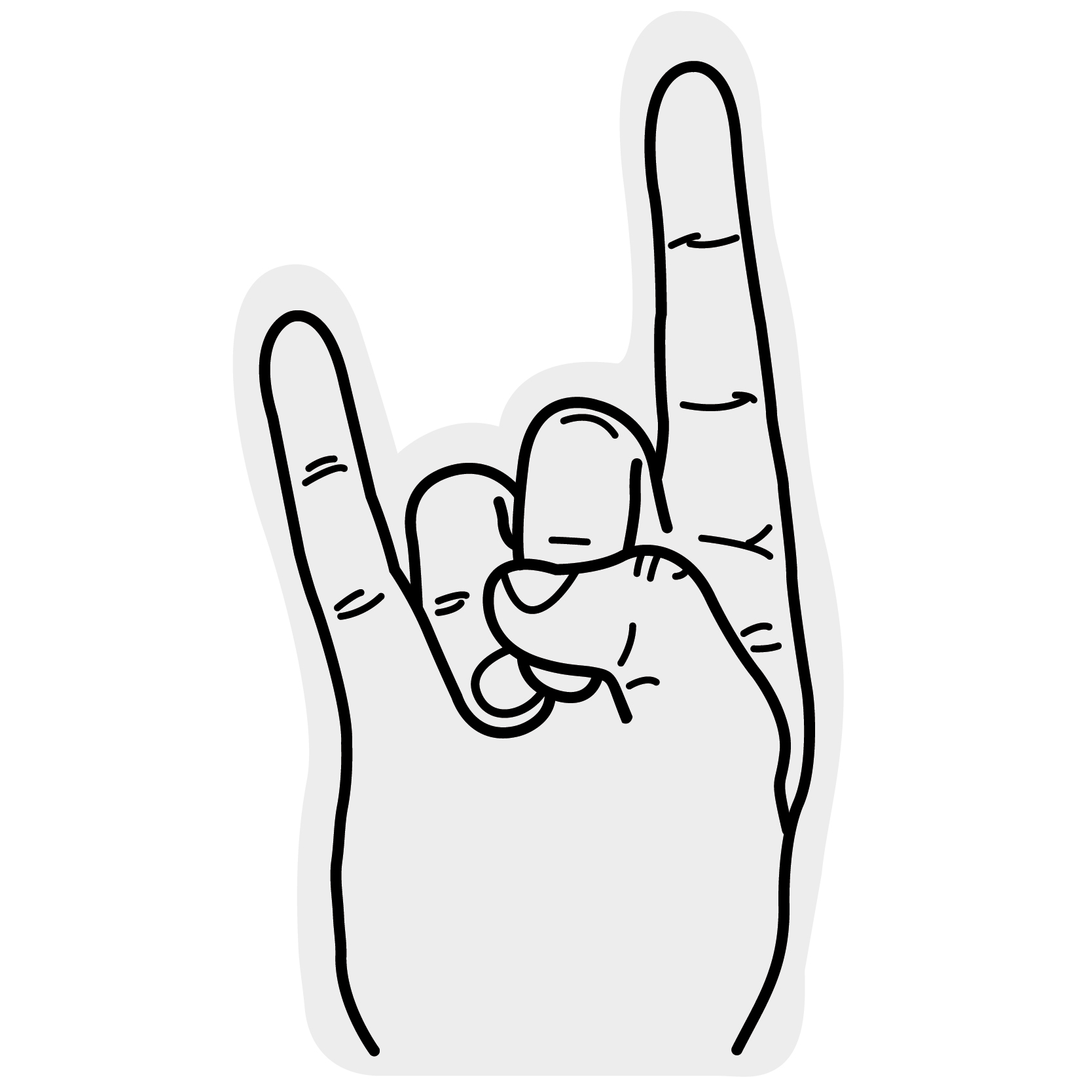 Rock On/ Horn Hand 75