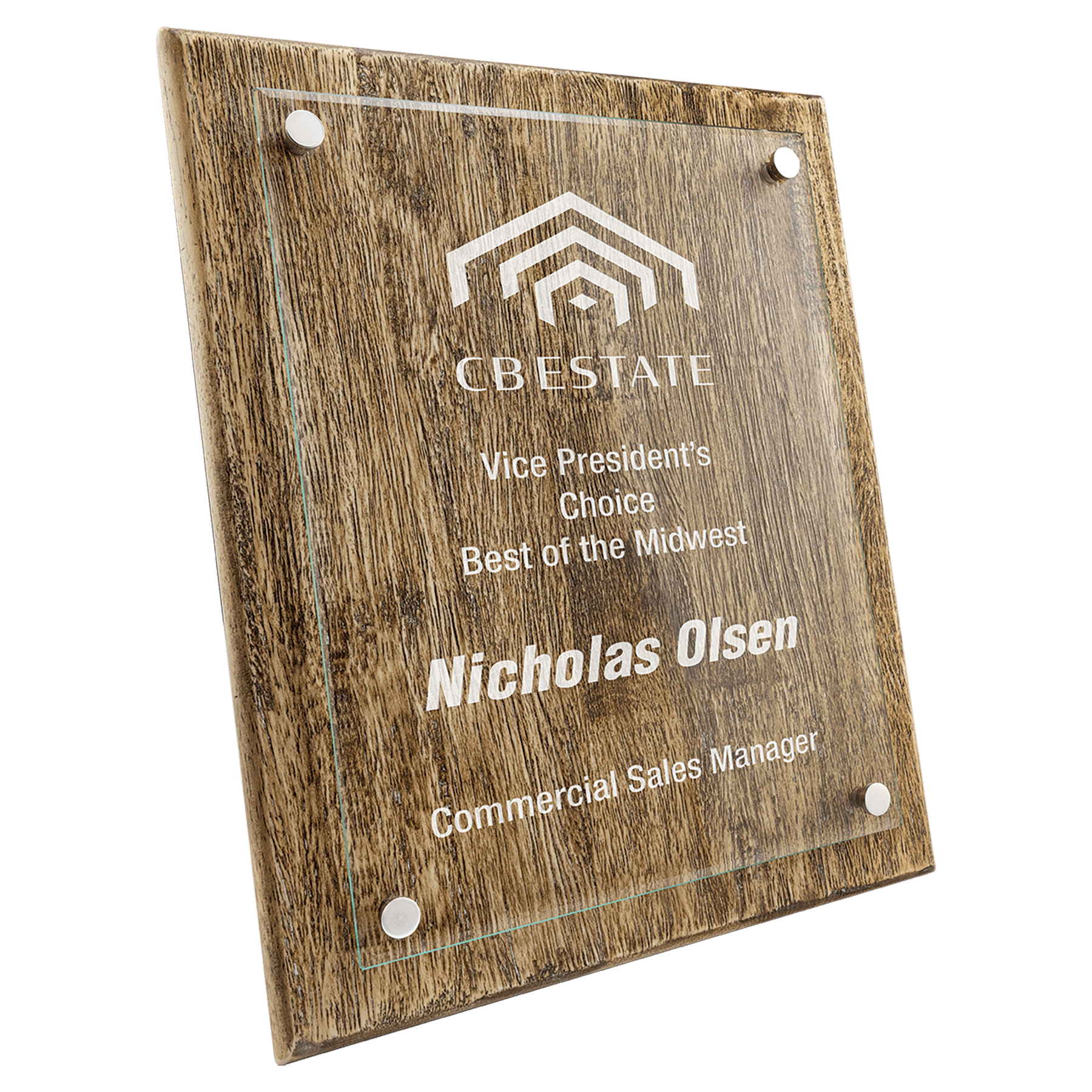 Barnwood Floating Plaque