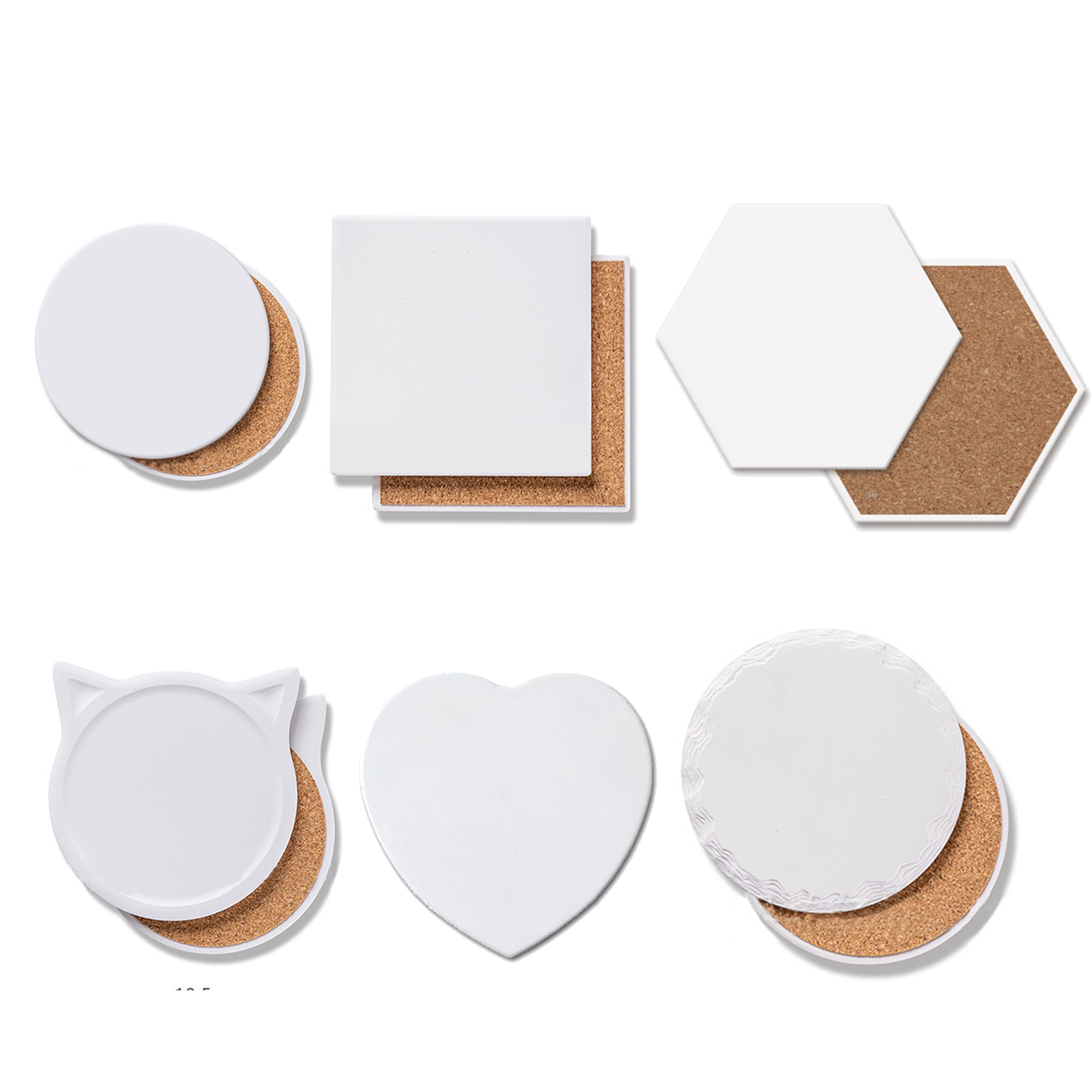 Absorbent Coasters, Full Color Print 7