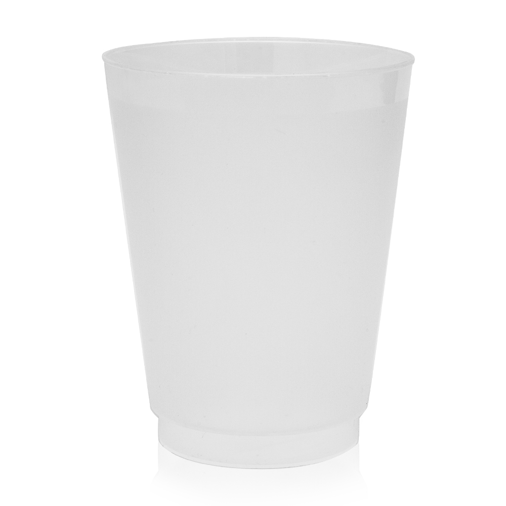 16 oz. Frost Flex Frosted Plastic Stadium Cup AFF16 Custom Logo