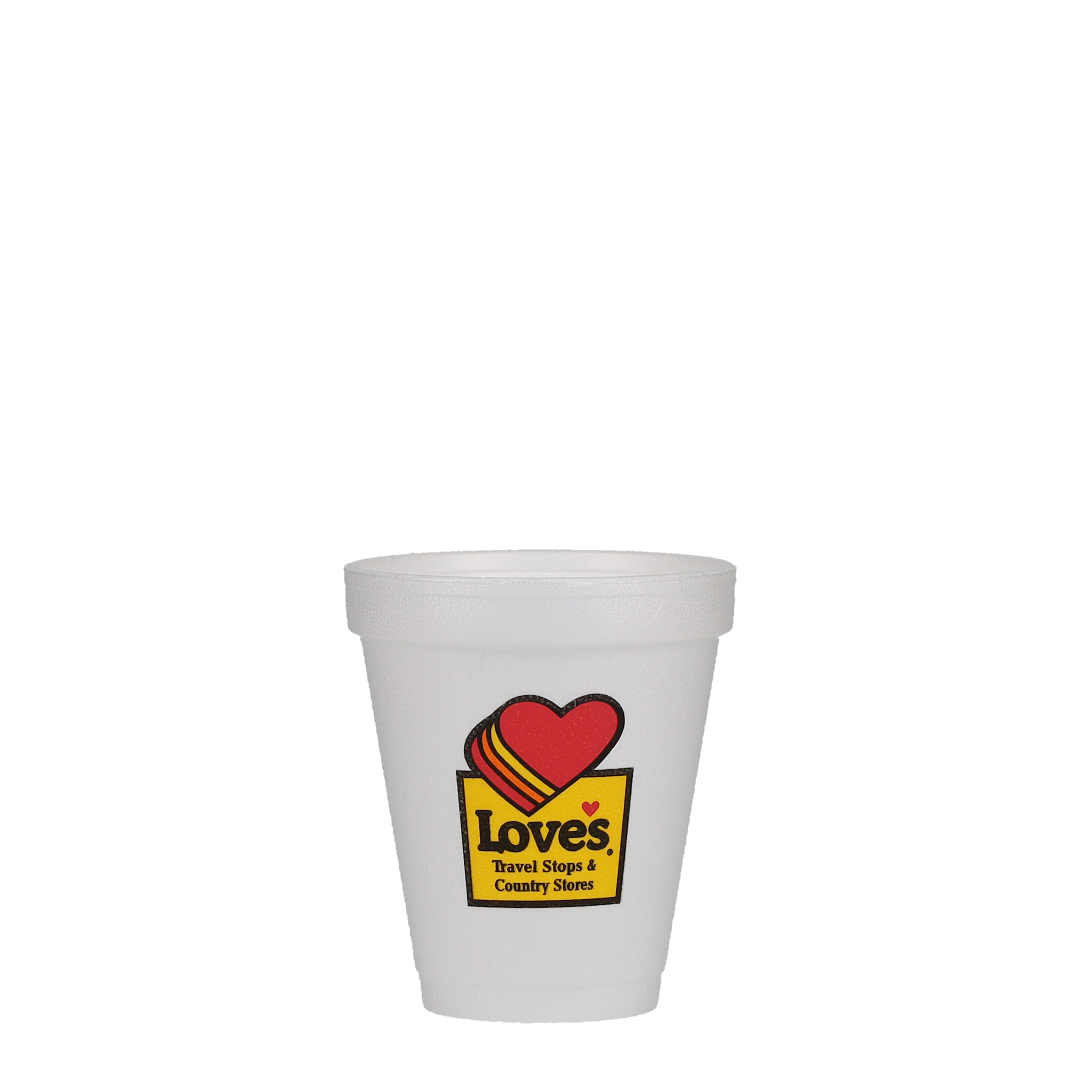 6 oz Foam Cup White Hi-Speed, custom paper cup with logo imprint 6