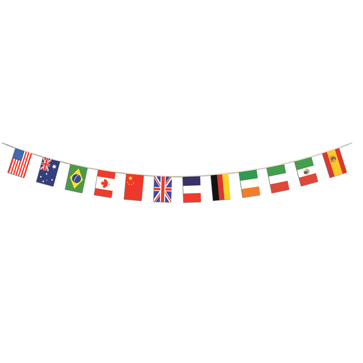 International Flag Banner 57739 Logo Custom Corporate Gifts