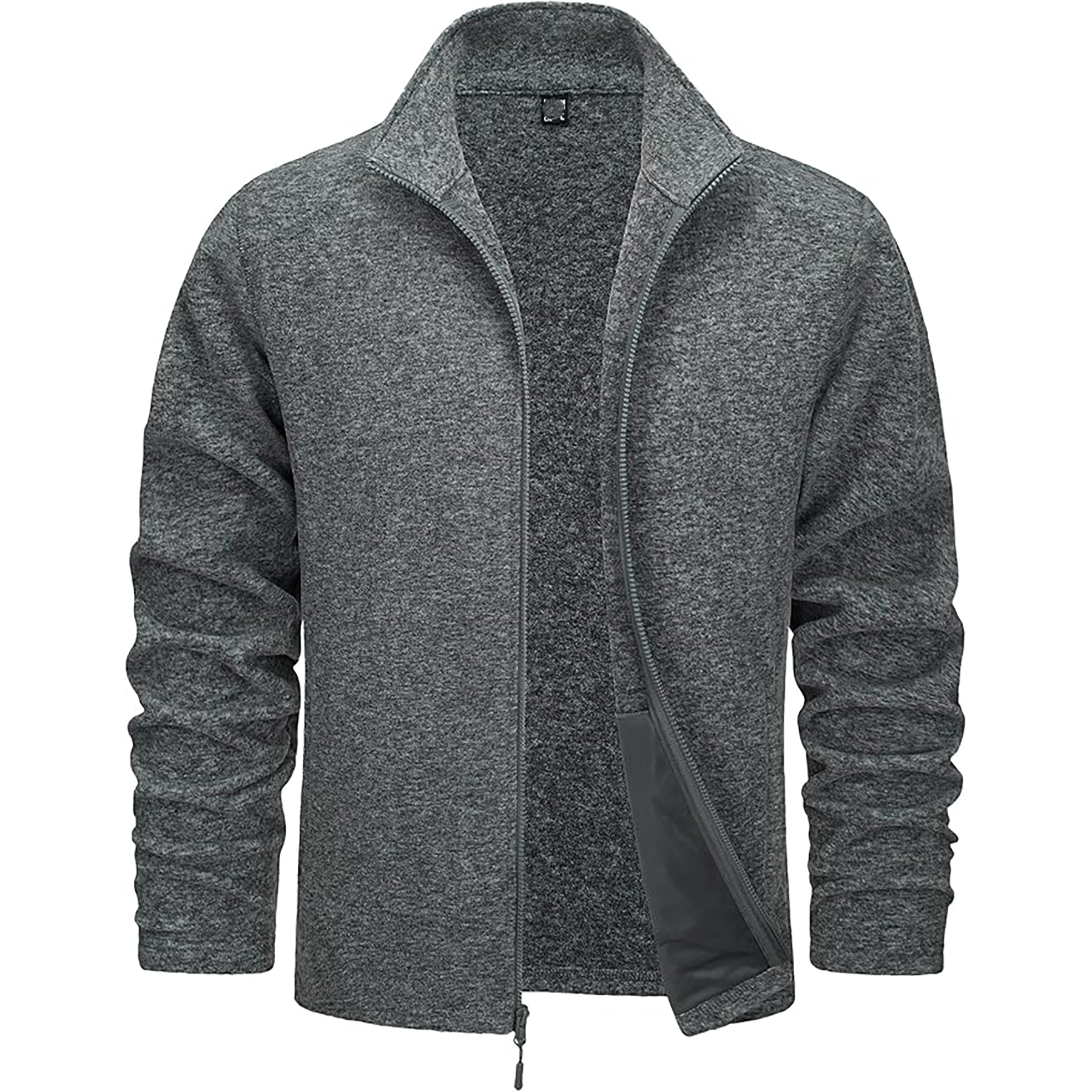"Men Zipper Fleece Jacket Full zipper" 57