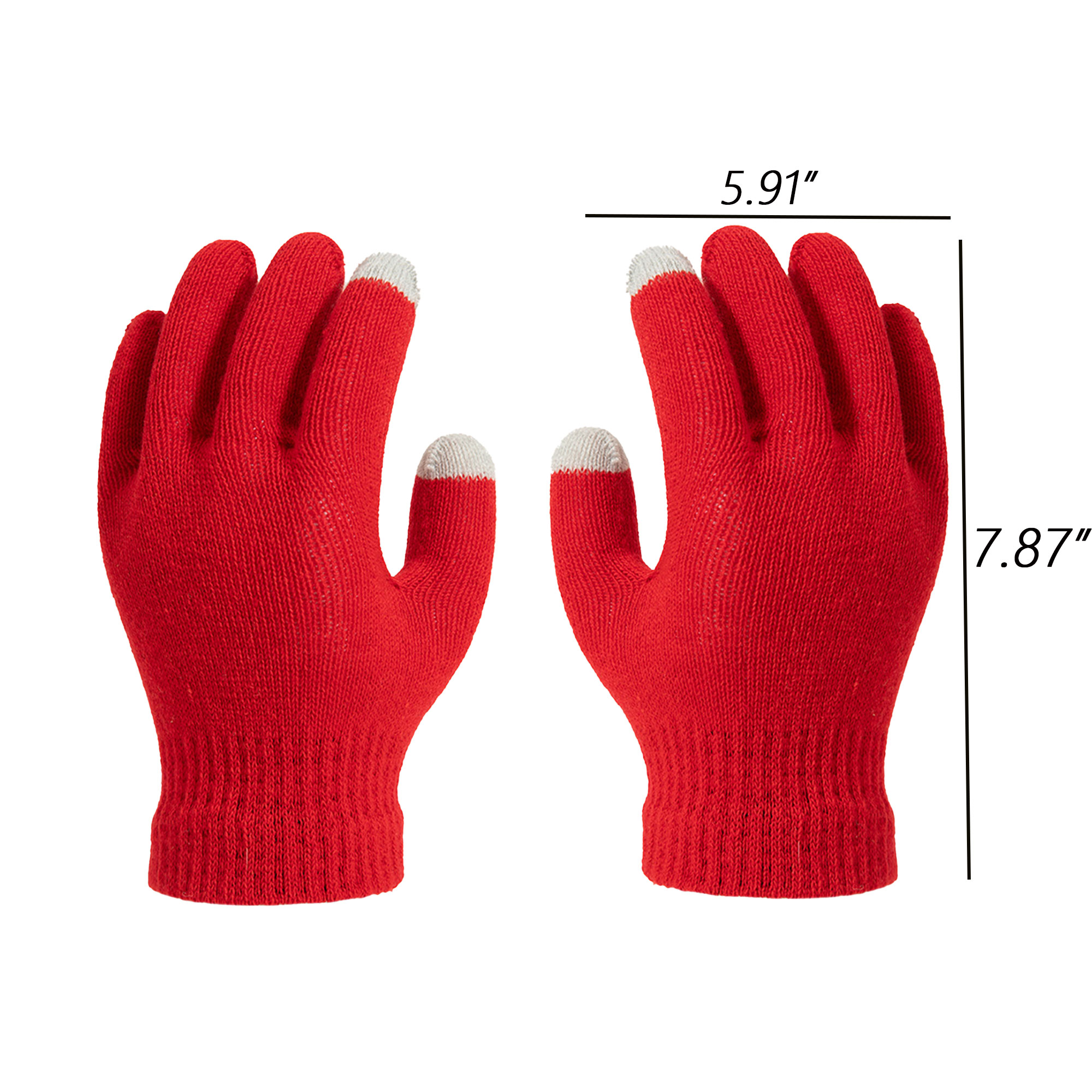 Stretchy Knit Touchscreen Gloves 11