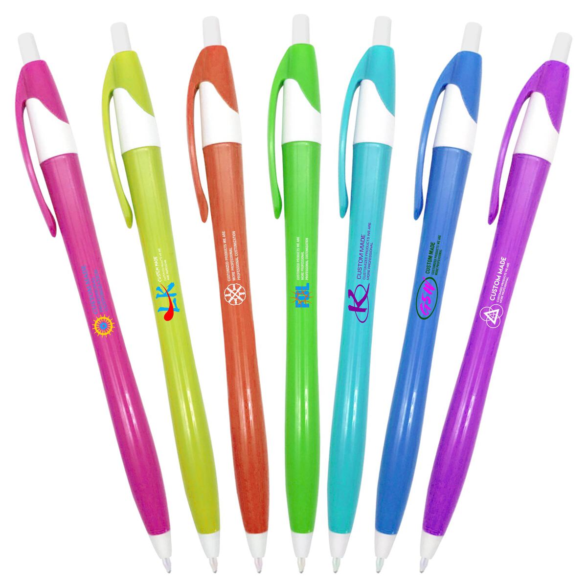 Plastic Retractable Ballpoint Pen