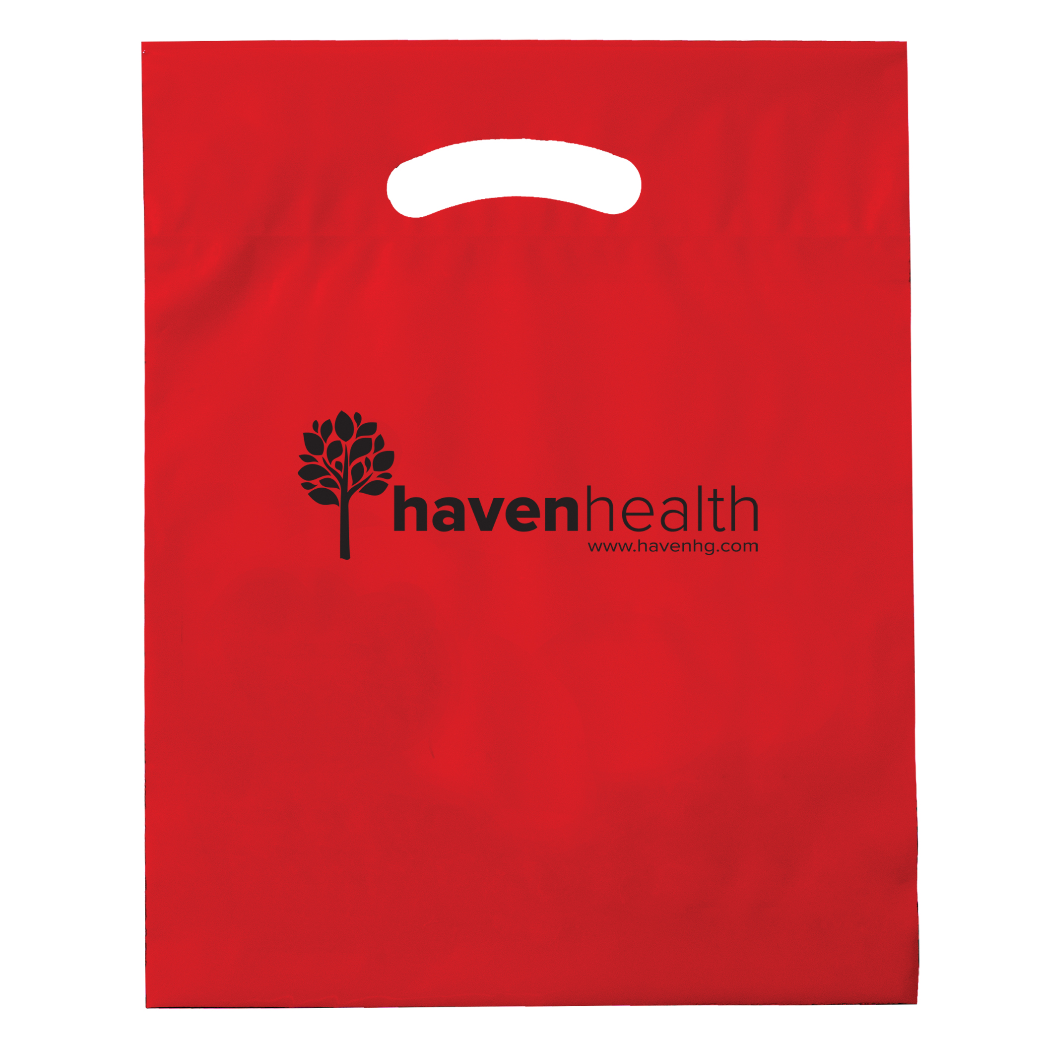 Fold Over Reinforced Die Cut Bag 34