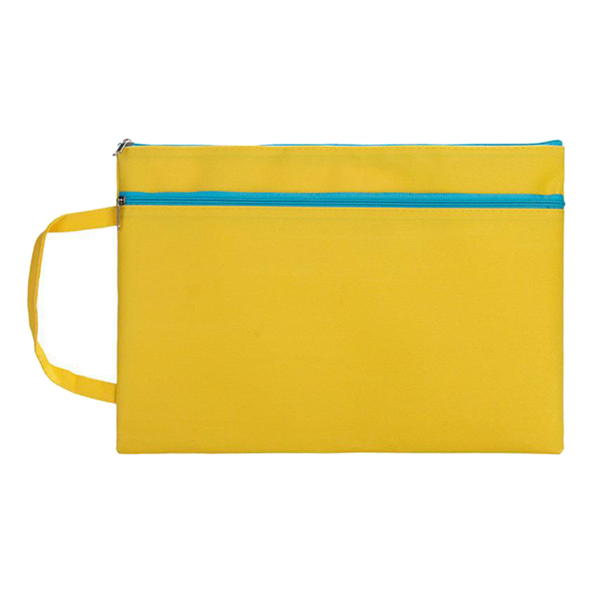 Colorful Canvas Dual-Zipper Document Bag, custom messenger bag with logo imprint 9