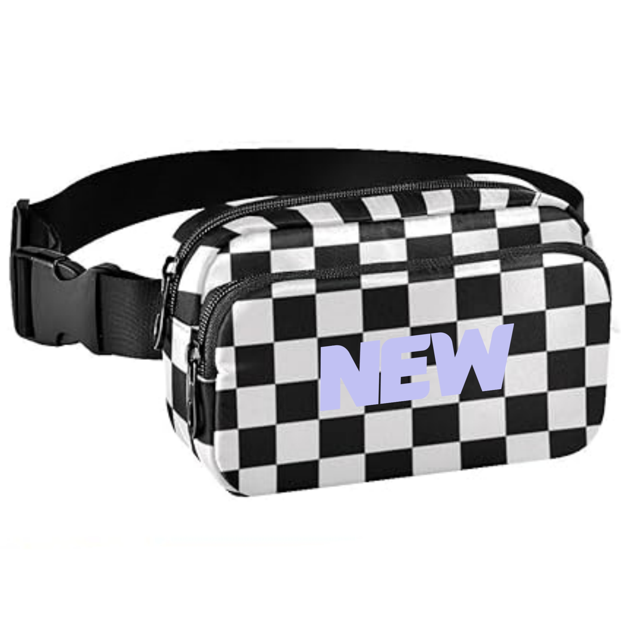 Checkered Fanny Pack Adjustable 5
