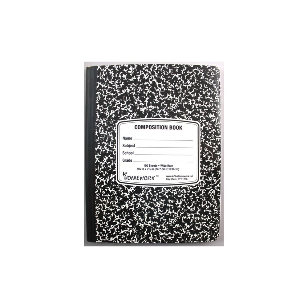 Marbled Composition Notebooks - 100 Sheets Wide Ruled 3