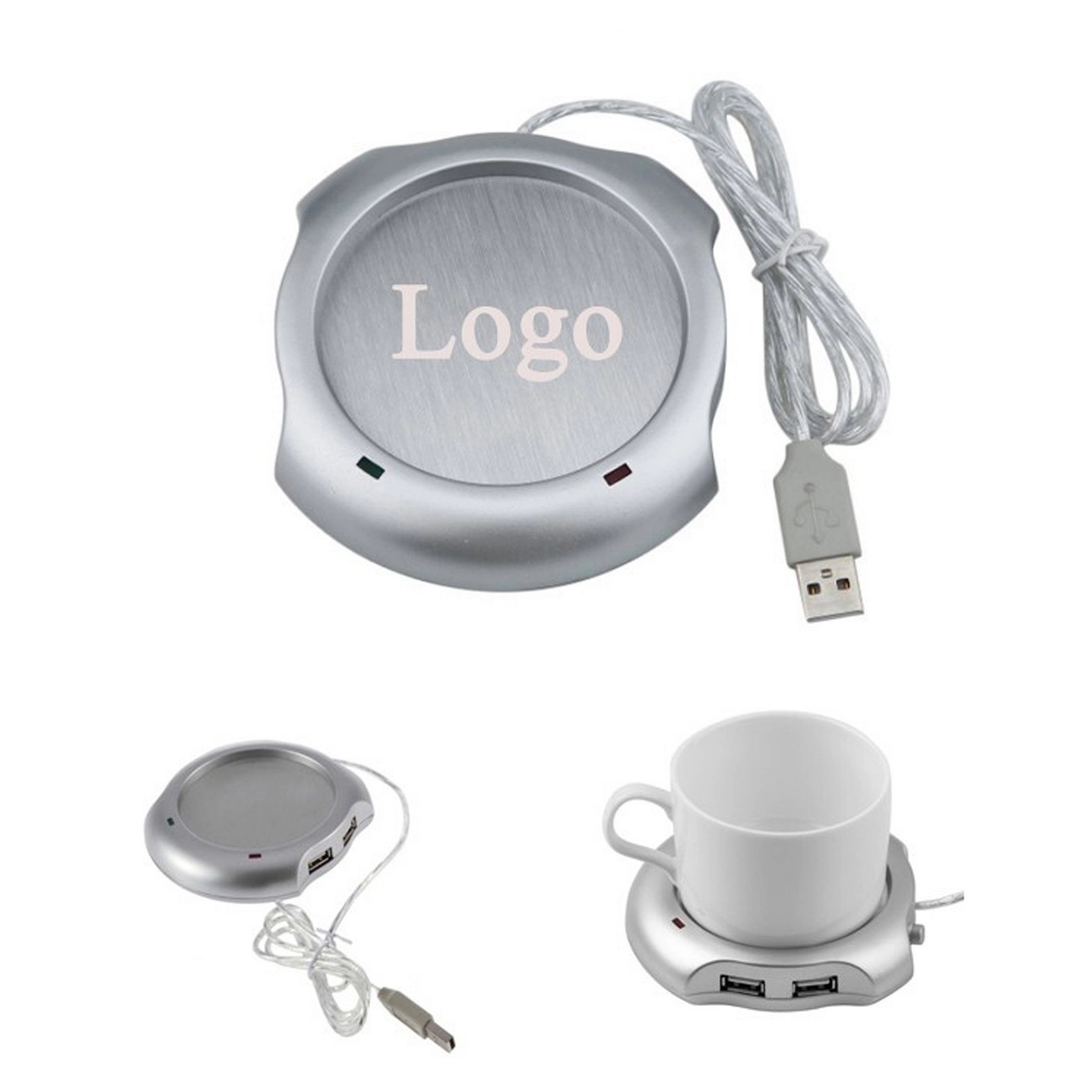 MOQ 50PCS Aluminium Coffee Mug Warmer USB 6