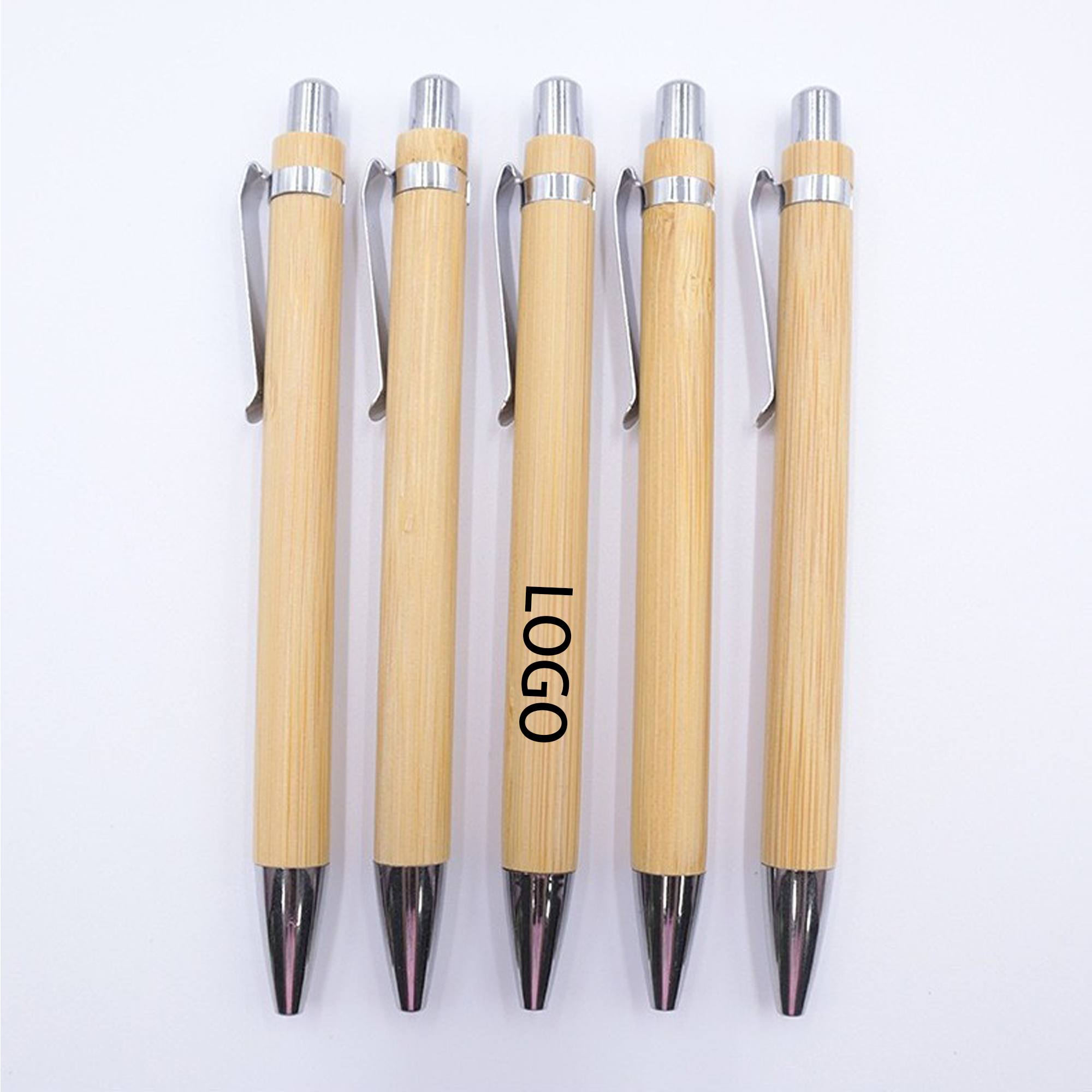 Minimalist Bamboo Press Printed Pen 3