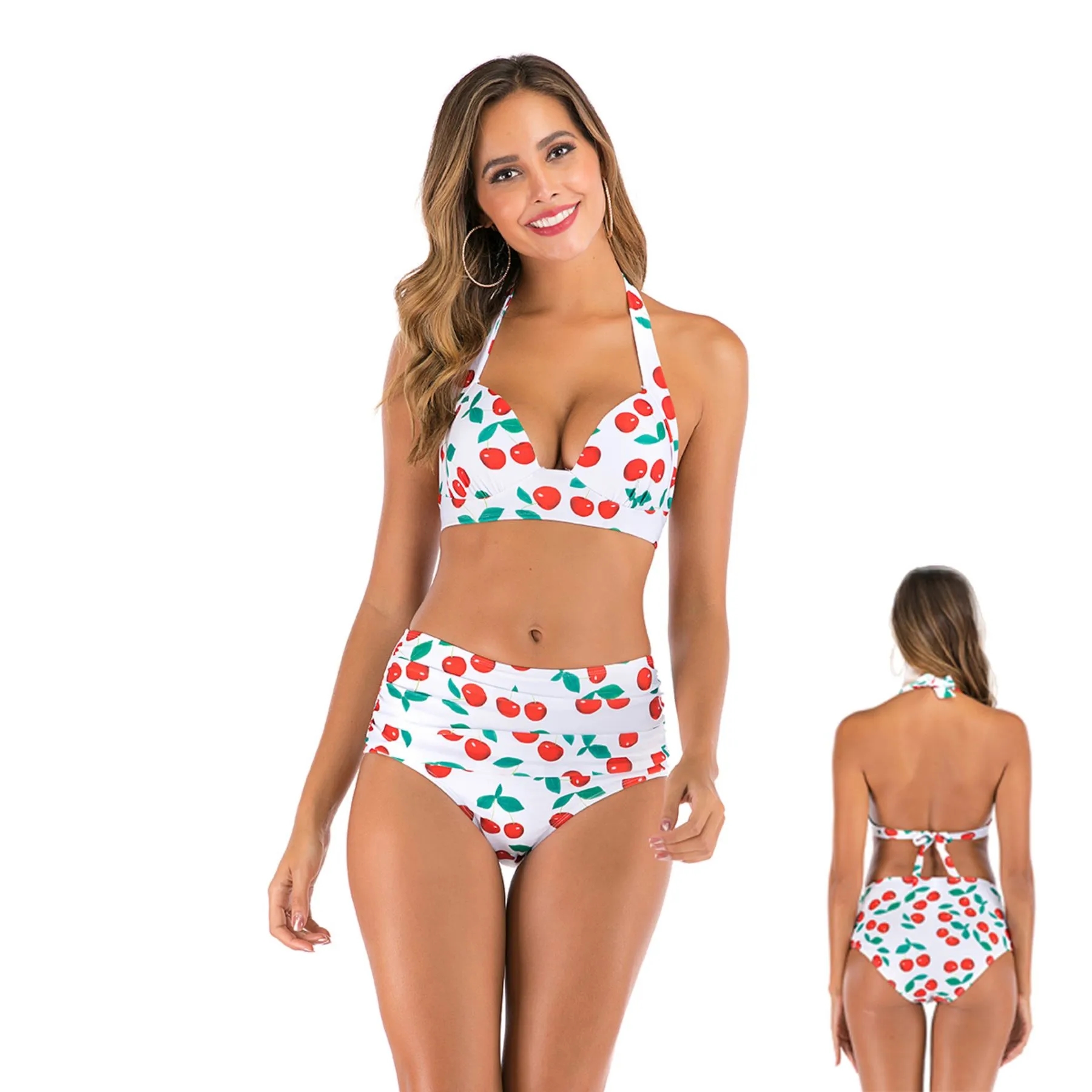 Women Two Piece Swimsuit Sexy Swimwear Bikini Sets 35