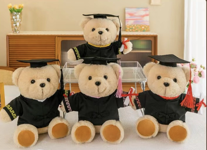 Silicone Custom Graduation Bear Gift 9