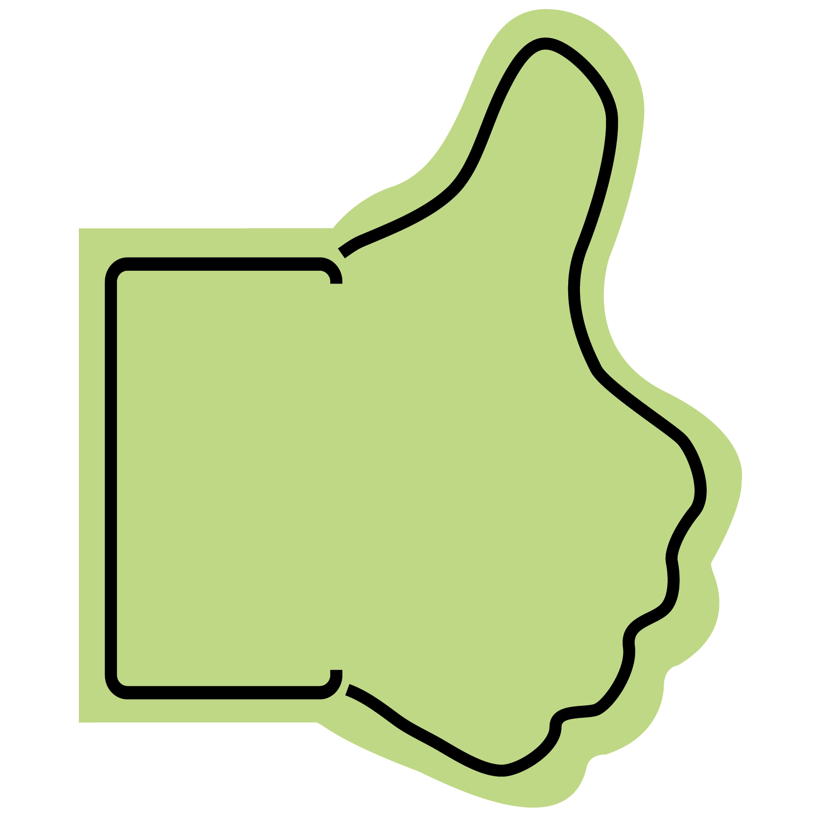 Facebook Foam Hand Mitt 51
