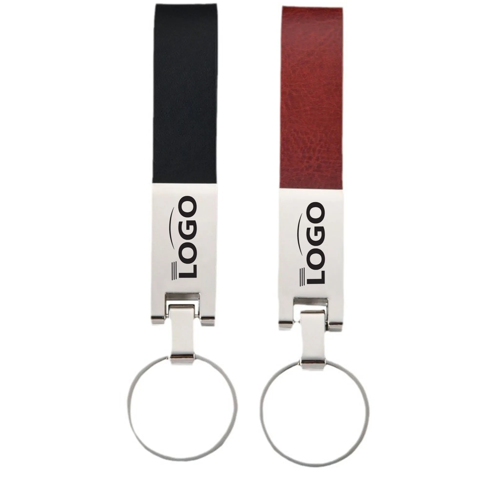 Metal Leather Keychain 6