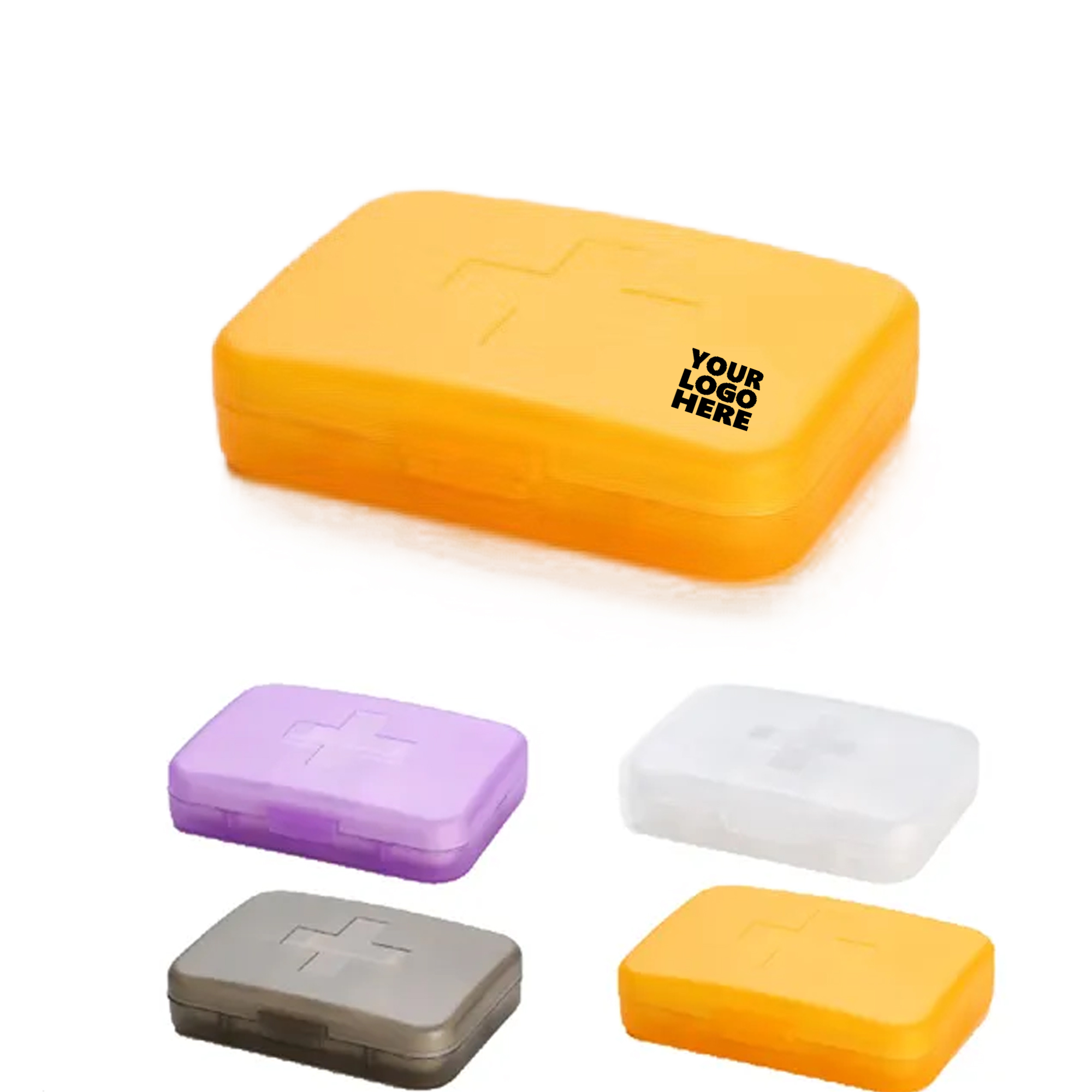 Cross Shaped Six Compartment Portable Medicine Organizer 3