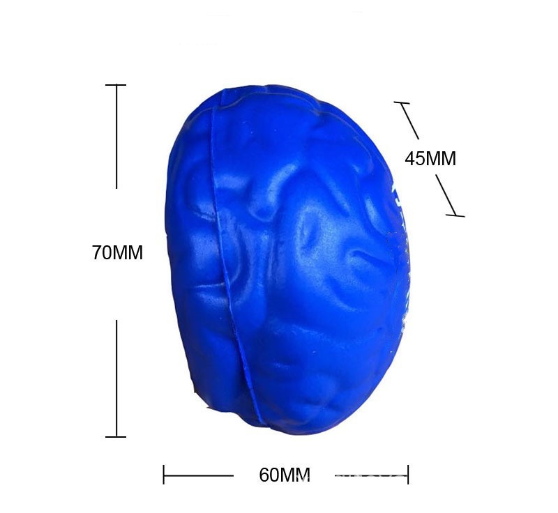 PU Brain Shape Stress Ball 4