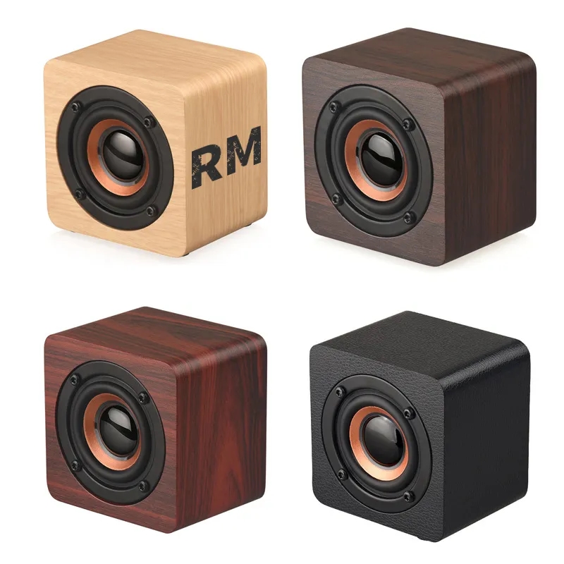 Mini Wireless Wooden Speaker